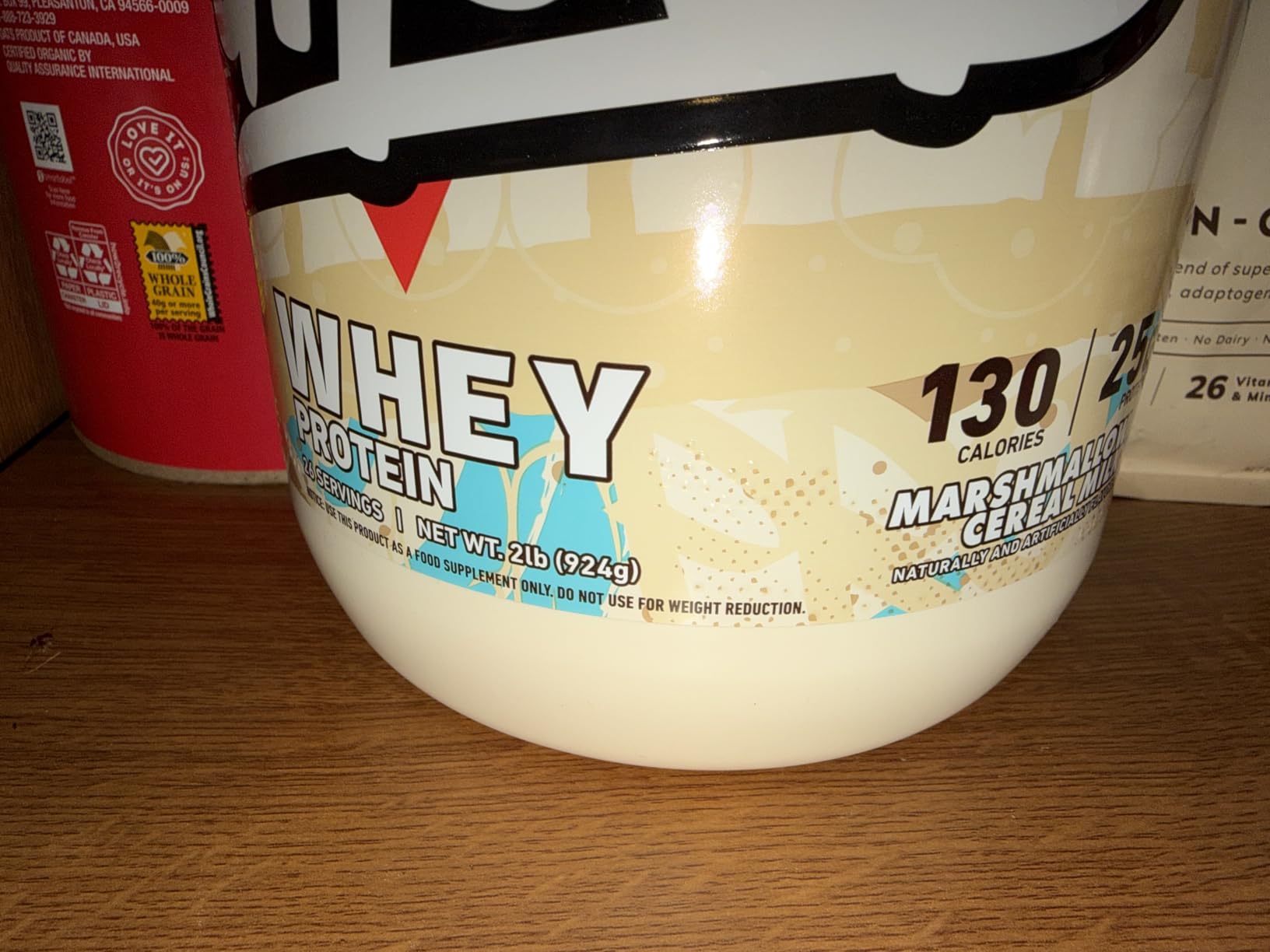 GHOST Whey Protein Powder, Cinnabon - 2LB, 25G of Protein - Cinnamon Roll Flavored Isolate, Concentrate & Hydrolyzed Whey Protein Blend - Post Workout Shakes - Soy & Gluten Free customer photo 2