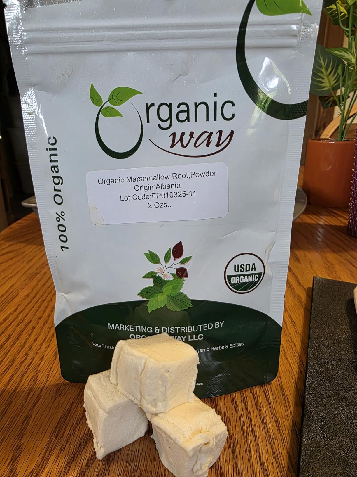 Organic Way Marshmallow Root Powder (Althaea Officinalis) - Herbal Tea | European Wild-Harvest | Organic & Kosher Certified | Non GMO & Gluten Free | USDA Certified | Origin - Albania (1LBS / 16Oz.) customer photo 1
