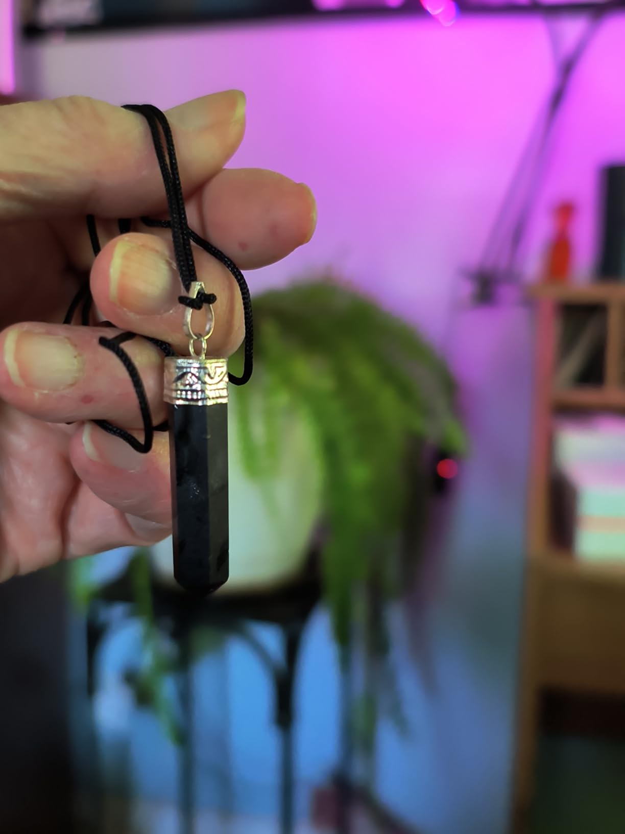 Shungite Orgonite Pyramid for Energy cleansing, Protection, Grounding Energy, Spiritual Healing | Handmade Orgonite pyramids with Copper Coil and Crystal Quartz for Chakra Protection customer photo 2