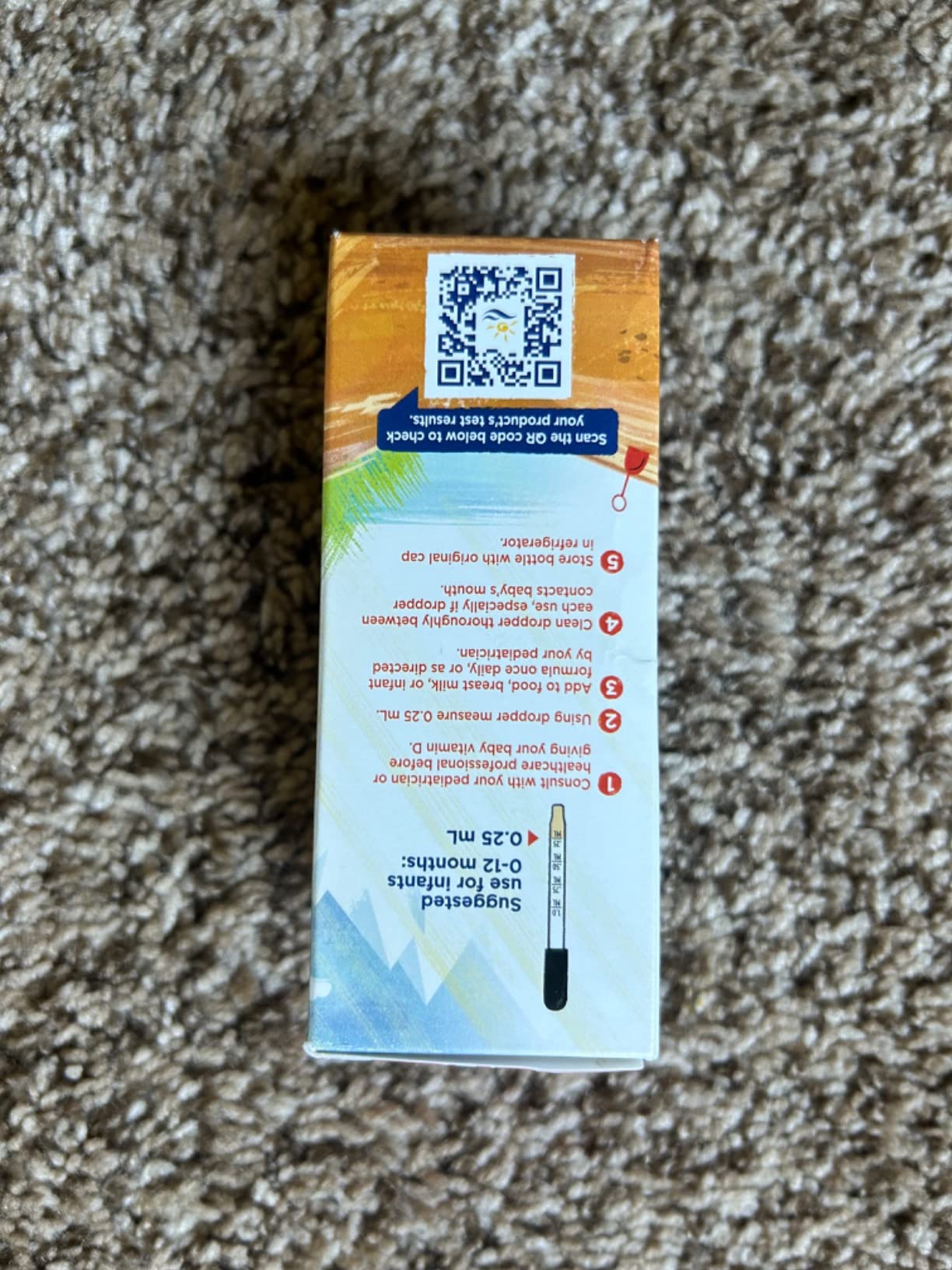 Nordic Naturals Baby's Vitamin D3, Unflavored - 0.76 oz - 400 IU Vitamin D3 - Healthy Bones, Immune System Support, Normal Sleep Rhythms - Non-GMO, Certified Vegetarian - 90 Servings customer photo 2