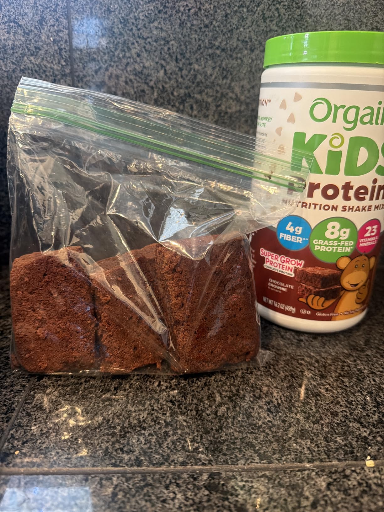Orgain Kids Dairy Protein Powder Shake Mix, Chocolate Brownie - 8g Grass-Fed Dairy Protein, 4g Fiber, 23 Vitamins & Minerals, Gluten Free customer photo 2