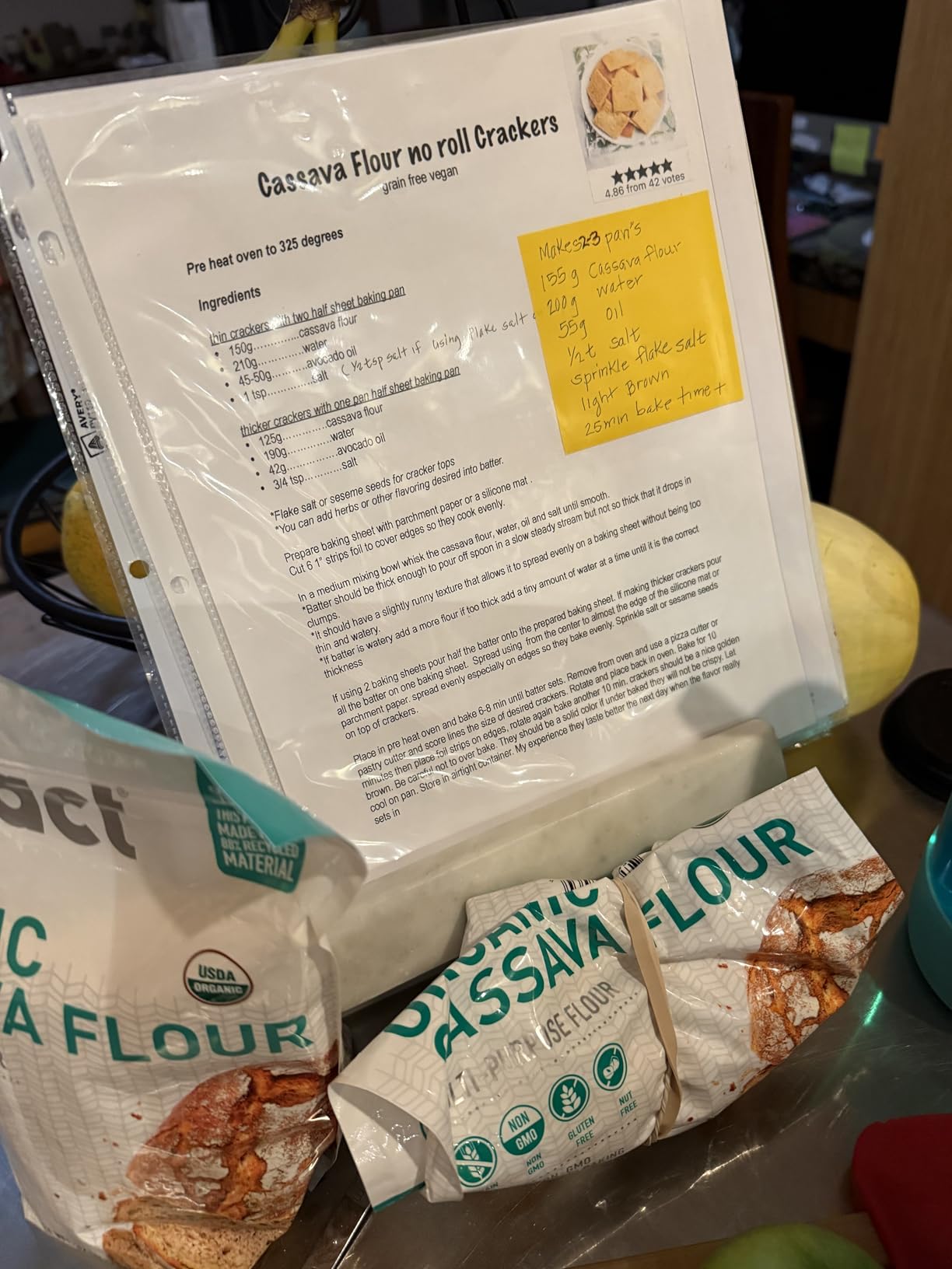 Impact - Organic Cassava Flour - Gluten-Free Baking Essential - Grain-Free Wheat Flour Substitute for Cooking and Baking - High Fiber, Easy to Use - 2lb customer photo 2