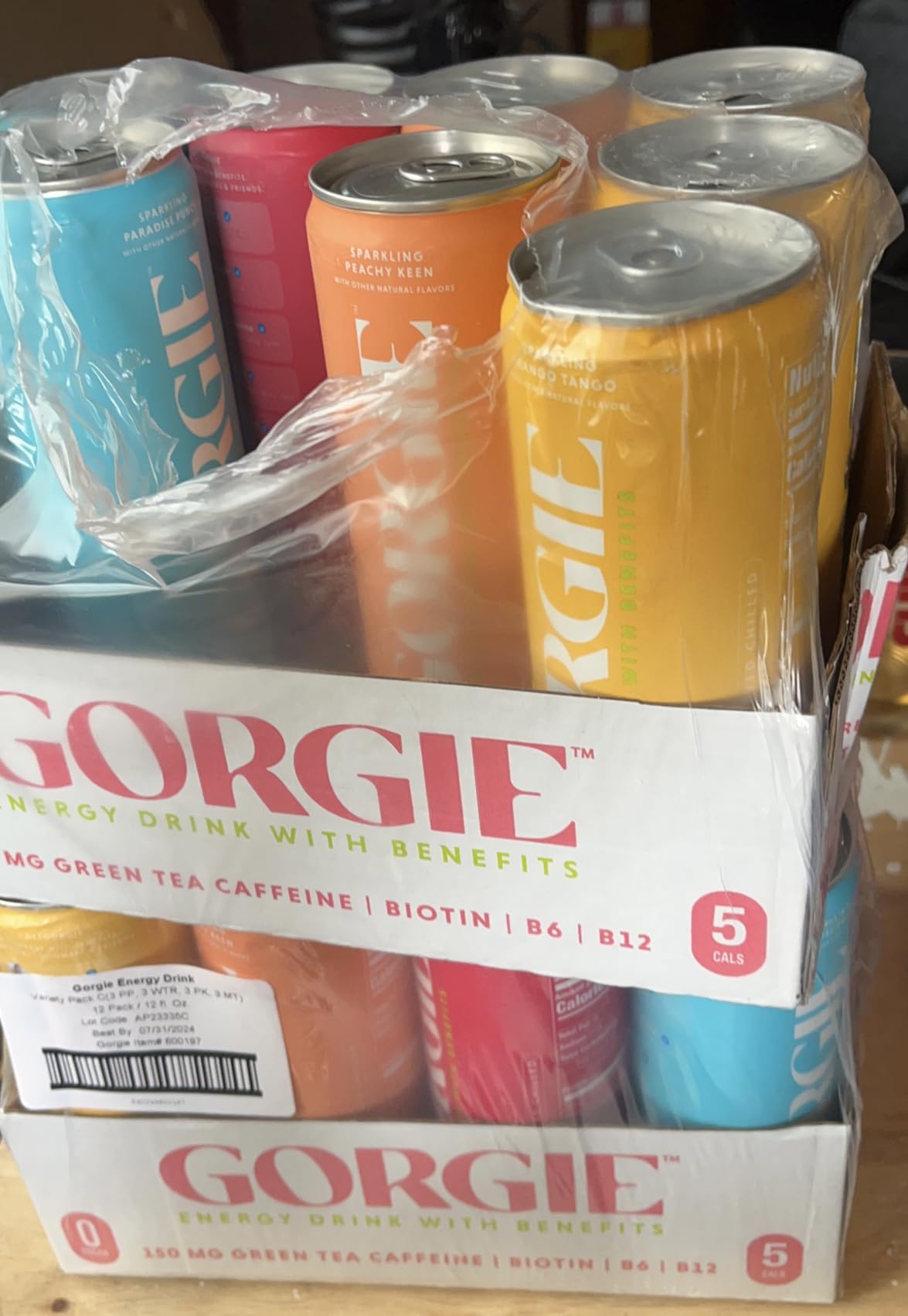 GORGIE Sugar Free Natural Energy Drinks, BestSellers Variety (12 Pack) - Healthy Energy Drinks - Natural Coffee Replacement with Green Tea Caffeine and Biotin - 150mg Caffeine, Vegan, & Low Calorie customer photo 2