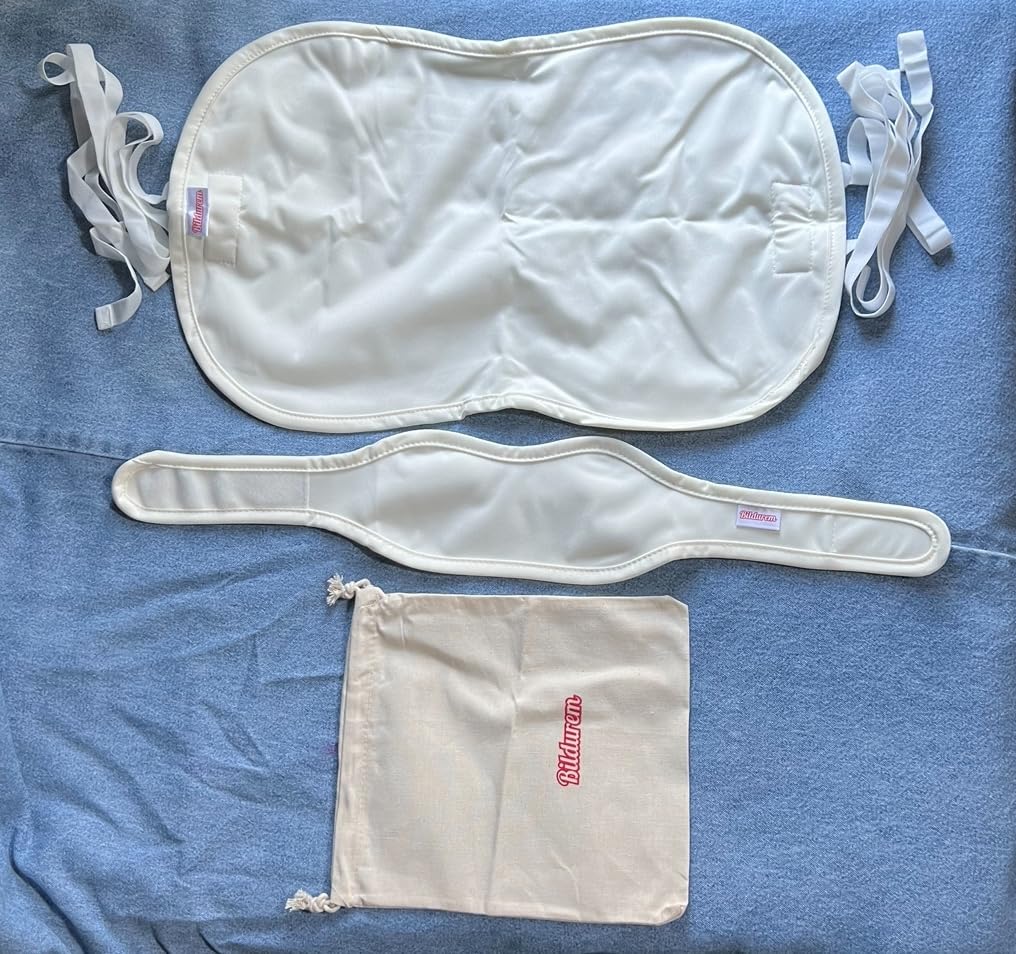 Castor Oil Pack Compress for Liver Detox & Thyroid Kit - Organic Cotton, Mess-Free, Reusable Castor Oil Wrap - Improve Sleep and Digestion, Reduce Inflammation (Castor Oil Not Included) customer photo 1