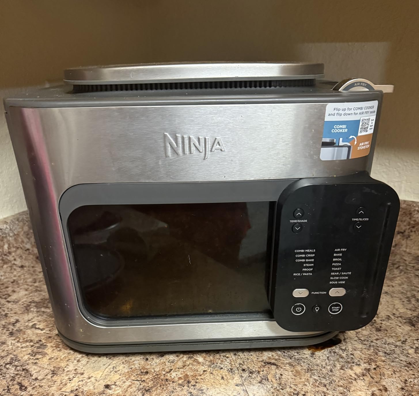 Ninja Combi All-in-One Multicooker, Oven, & Air Fryer, 14-in-1 Functions, Combi Cooker + Air Fry, Bake, Roast, Slow Cook and More, 3 Accessories, Stainless Steel, SFP701 customer photo 1
