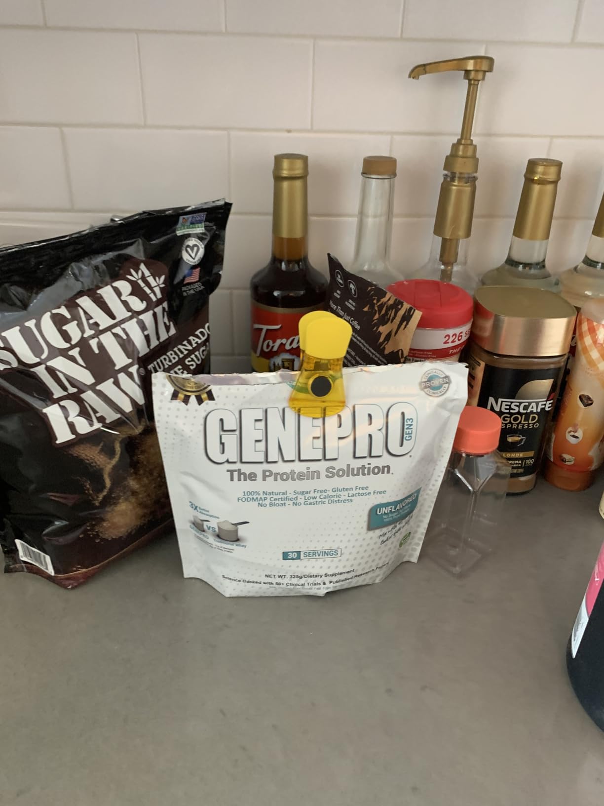 GENEPRO GEN. 3 Unflavored Protein Powder - New Formula - Lactose-Free, Gluten-Free, & Non-GMO Whey Isolate Supplement Shake (3rd Generation, 30 Servings) customer photo 2
