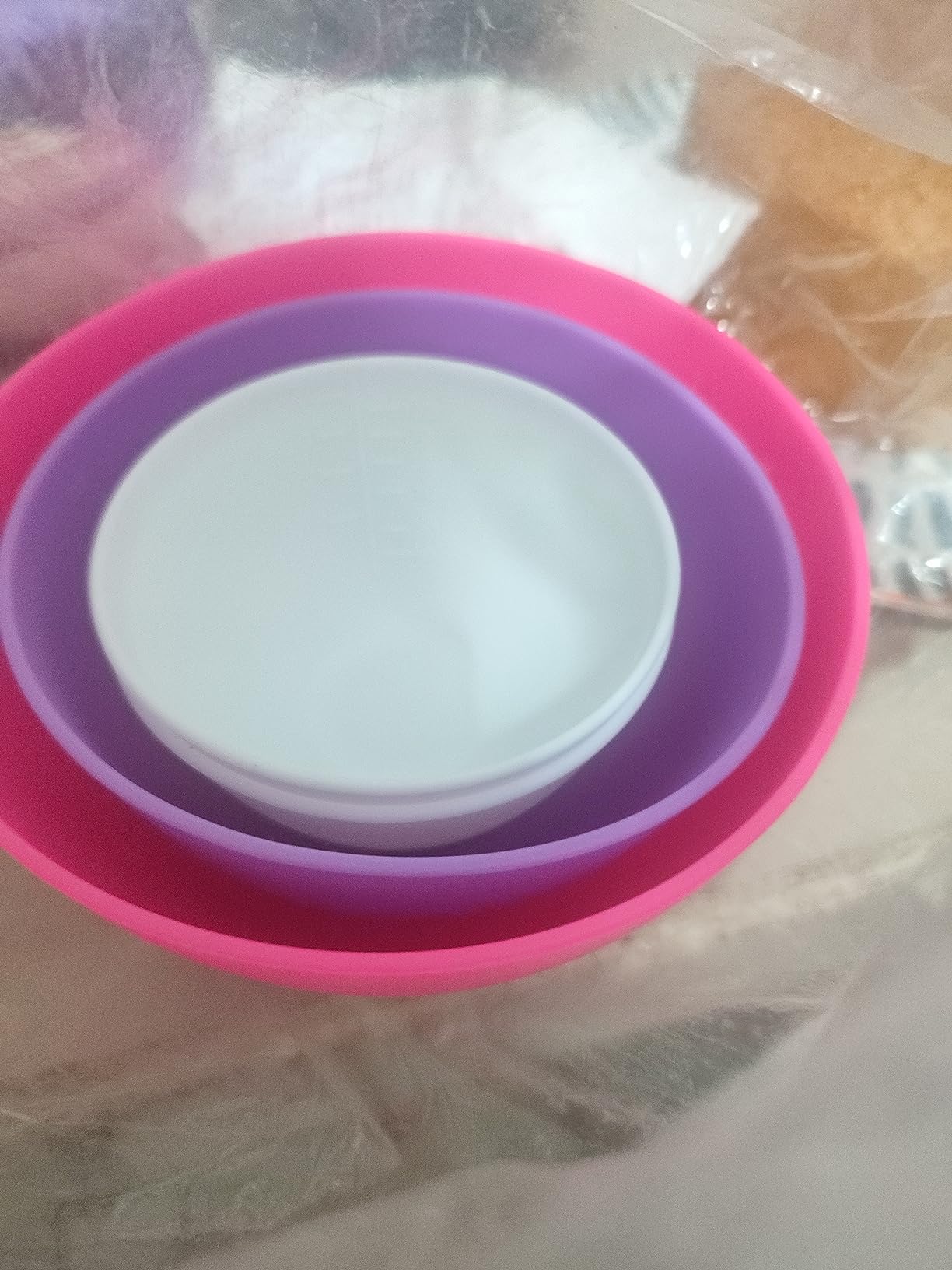 6 Pcs Small Silicone Mixing Bowl (4.1 x 2.7 inches), Mixing Bowl Set for Facial Mask, Reusable Condiment Bowls, Esthetician Bowls, Silicone Bowls for Melting Chocolate customer photo 2