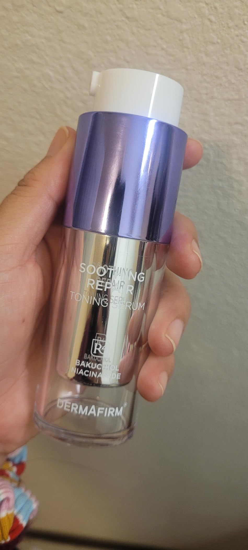 DERMAFIRM Bakuchiol Retinol Serum for Glass Skin with Niacinamide & Peptides | Daily Korean Skin Care for Sensitive Skin | Soothing Repair Toning Serum R4 for Glass Skin customer photo 1