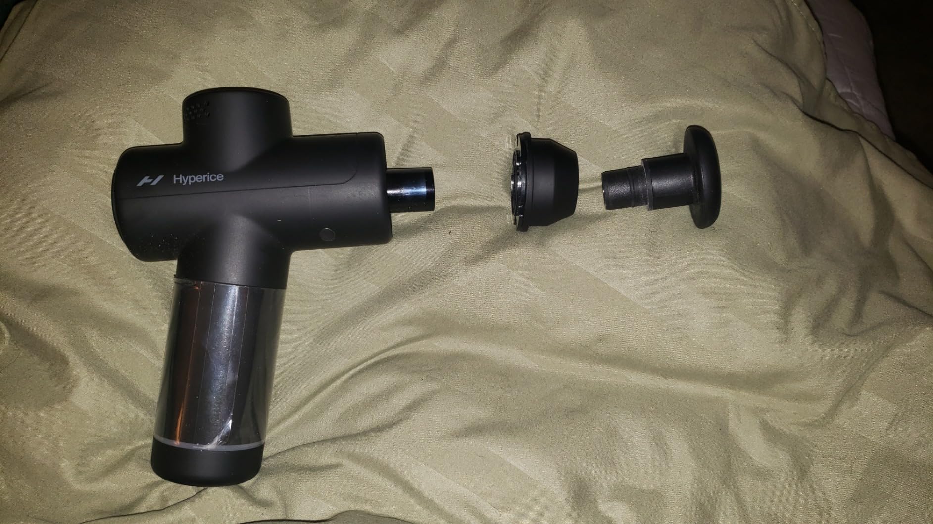 Hyperice Hypervolt Go 2 - Black - Featuring Quiet Glide Technology - Handheld Percussion Massage Gun - 3 Speeds, 2 Interchangeable Heads customer photo 2