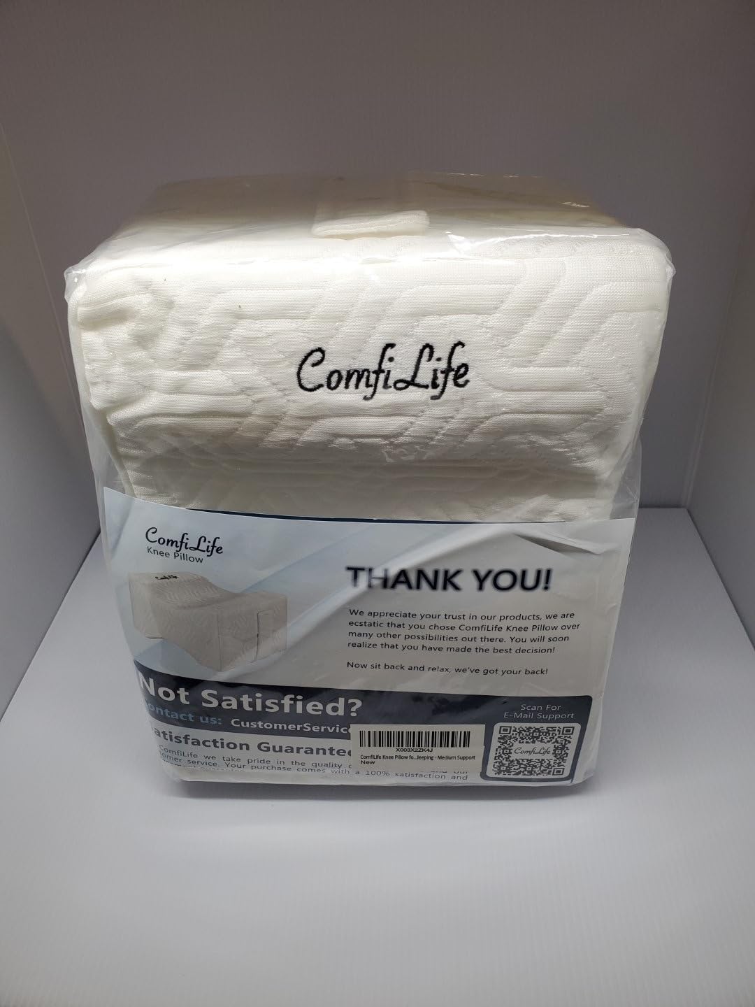 ComfiLife Knee Pillow for Side Sleepers - Cooling Leg Pillow for Side Sleeping - Knee Pillow with Strap for Hip Pain, Back Pain, Sciatica Pain Relief - Memory Foam Hip Pillow Contour Design customer photo 2