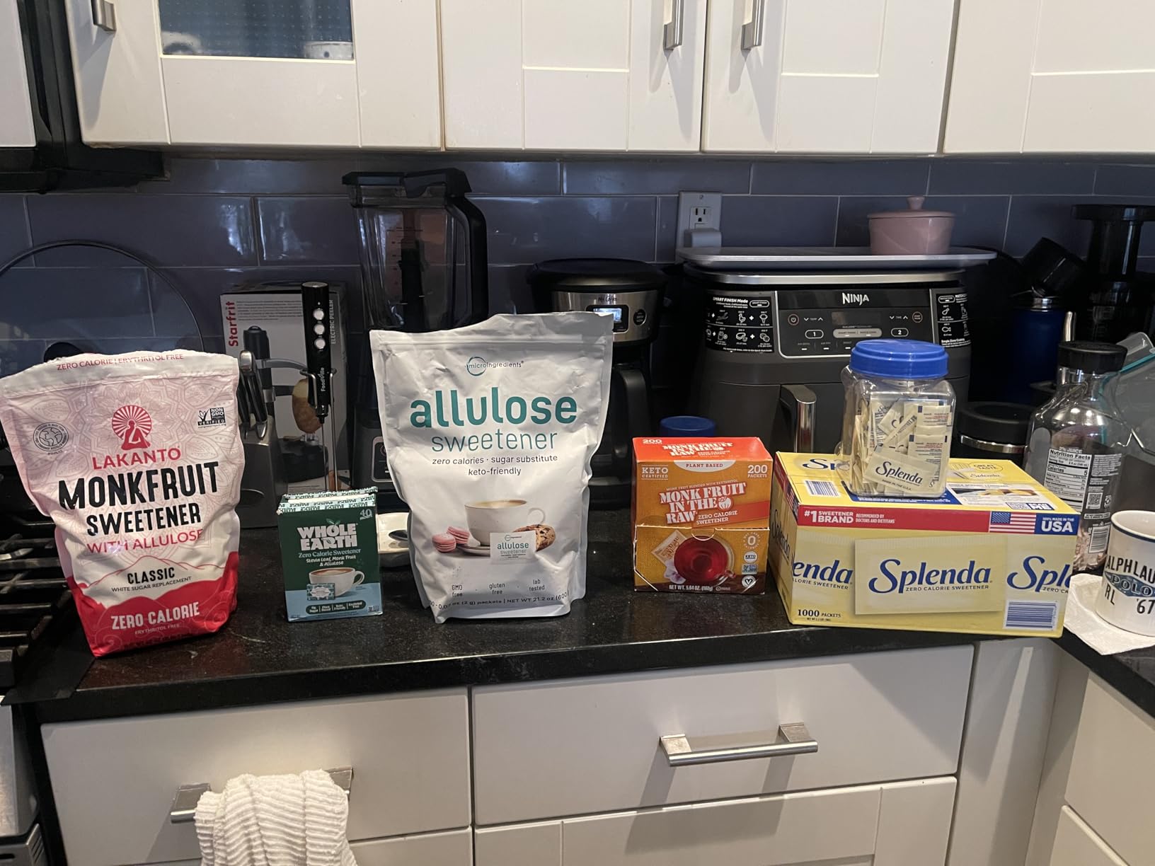 Lakanto Classic Monk Fruit Sweetener With Allulose, White Sugar Substitute From Monk Fruit Extract for Baking, Coffee & Tea, Gluten Free, Zero Calorie, Low Carb, Non GMO, Keto, Classic White (1 lb) customer photo 1