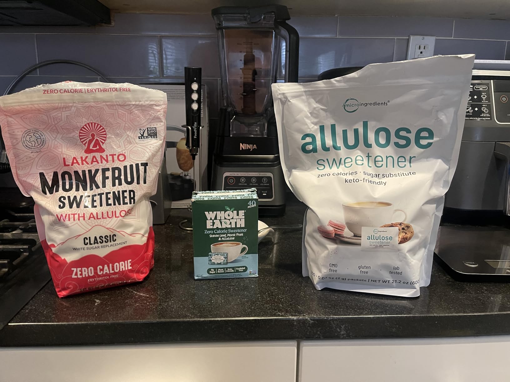 Lakanto Classic Monk Fruit Sweetener With Allulose, White Sugar Substitute From Monk Fruit Extract for Baking, Coffee & Tea, Gluten Free, Zero Calorie, Low Carb, Non GMO, Keto, Classic White (1 lb) customer photo 2