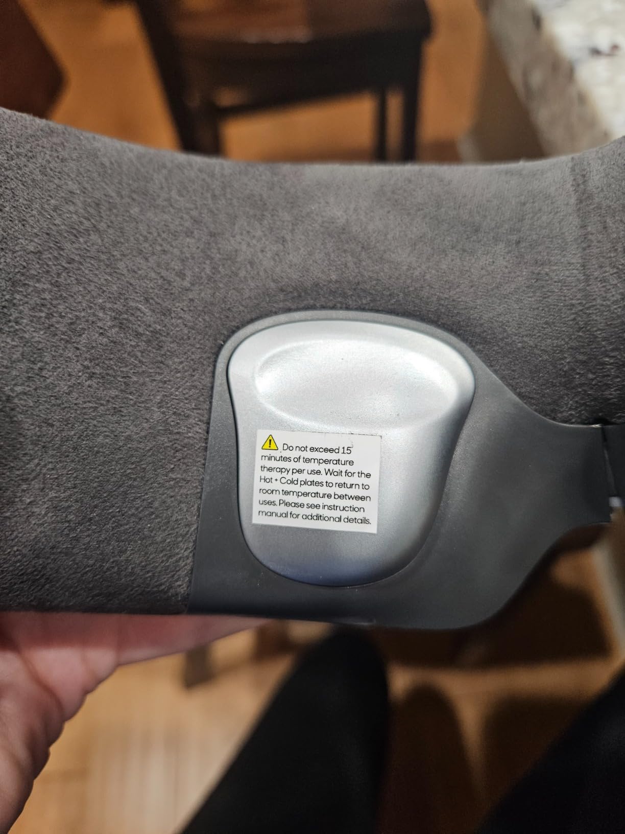 Sharper Image RealTouch Eye Mask, Hot + Cold Massager, Air Compression, Puffy Under Eye Aid, Bluetooth Music, USB-C Rechargeable, Headache Stress & Anxiety Relief, Relaxation & Comfort Travel Gift customer photo 1