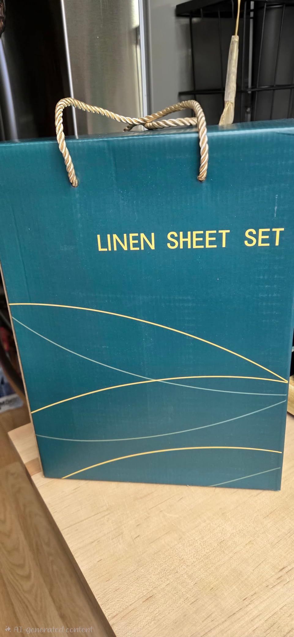 LBRO2M 100% Pure Linen Sheet Set Deep Pocket Up to 16