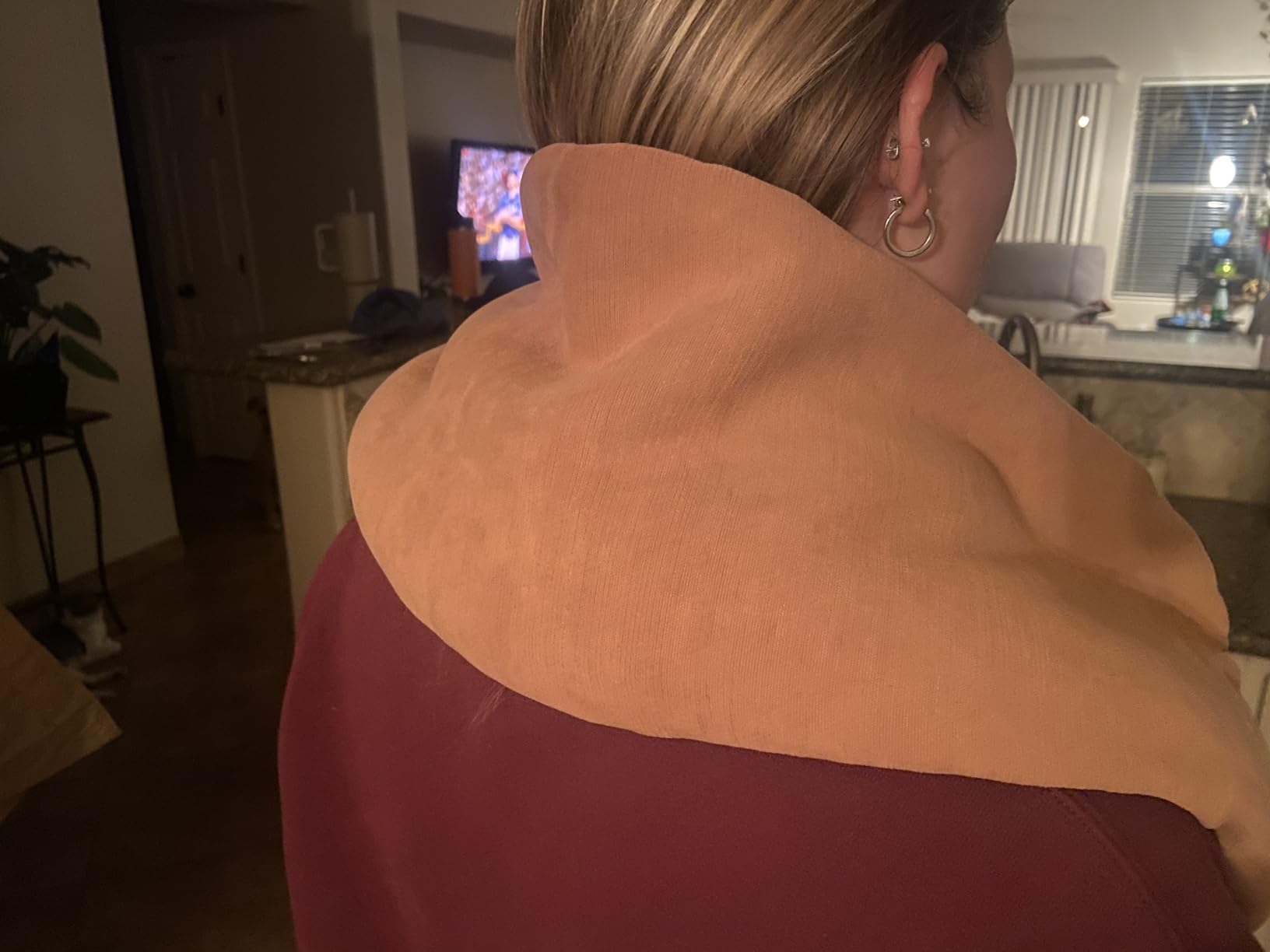 ZenRest Buckwheat Hot/Cold Therapy Pillow Neck Warmer Microwave Heating Pad Body Wrap (Mocha) customer photo 2