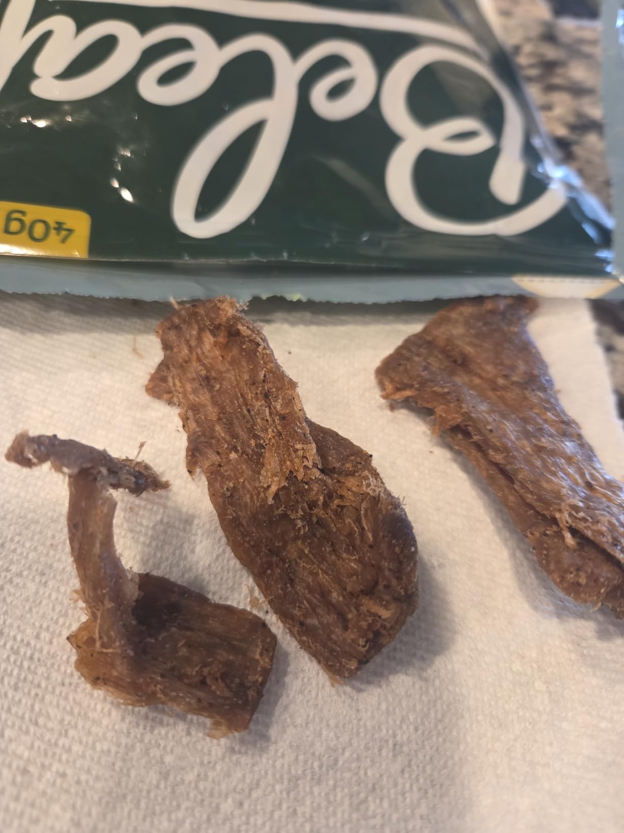 Beleaf Original Plant-Based Jerky: High-Protein Snack - Healthy and Flavorful Vegan Jerky for On-The-Go Energy - Tasty Meatless, Vegetarian Meat Alternative (1 Pack) customer photo 2
