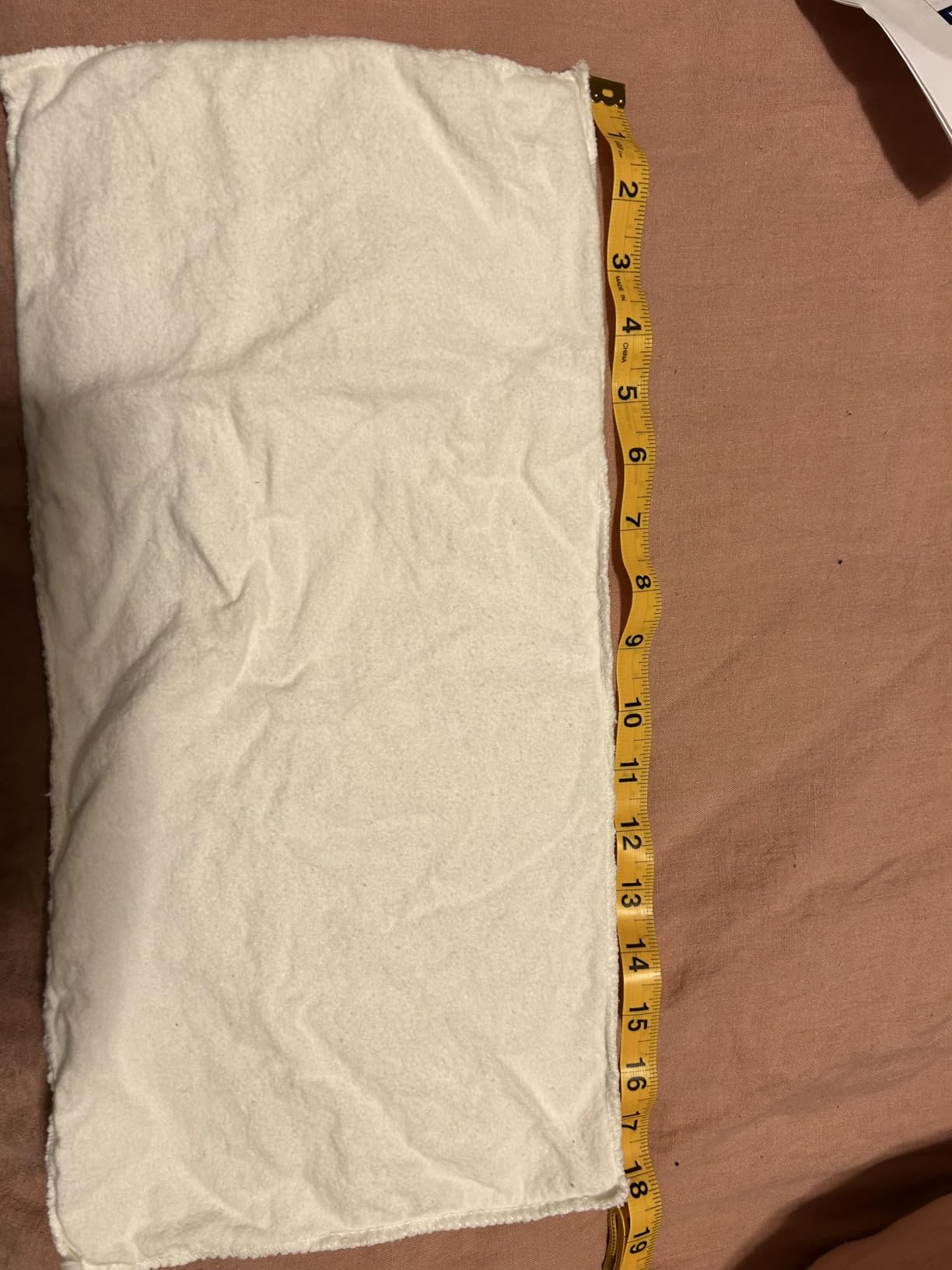 2 Pcs Organic Cotton Flannel for Castor Oil Pack Wrap, Reusable Castor Oil Compress for Stomach, Abdomen, Joints & Other Areas customer photo 2
