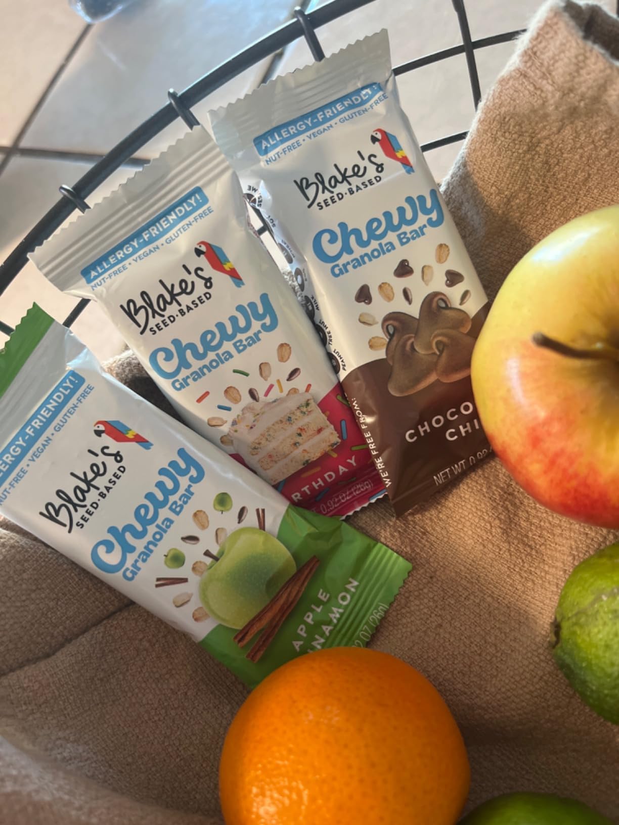 Blake's Seed Based Chewy Granola Bars - Variety Pack (24 Count), Vegan, Gluten Free, Nut Free & Dairy Free, Healthy Snacks for Kids or Adults, School Friendly, Low Calorie Soy Free Snack customer photo 1