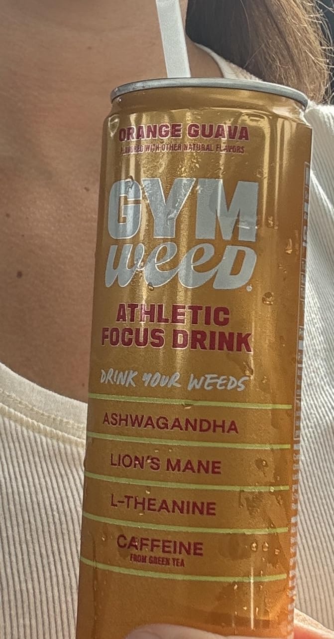 GYM WEED Athletic Focus Drink with KSM-66 Ashwagandha, Lion's Mane Mushroom, L-Theanine, 200mg Green Tea Caffeine with Natural Sweeteners Variety Pack of flavors, 12 Pack customer photo 2