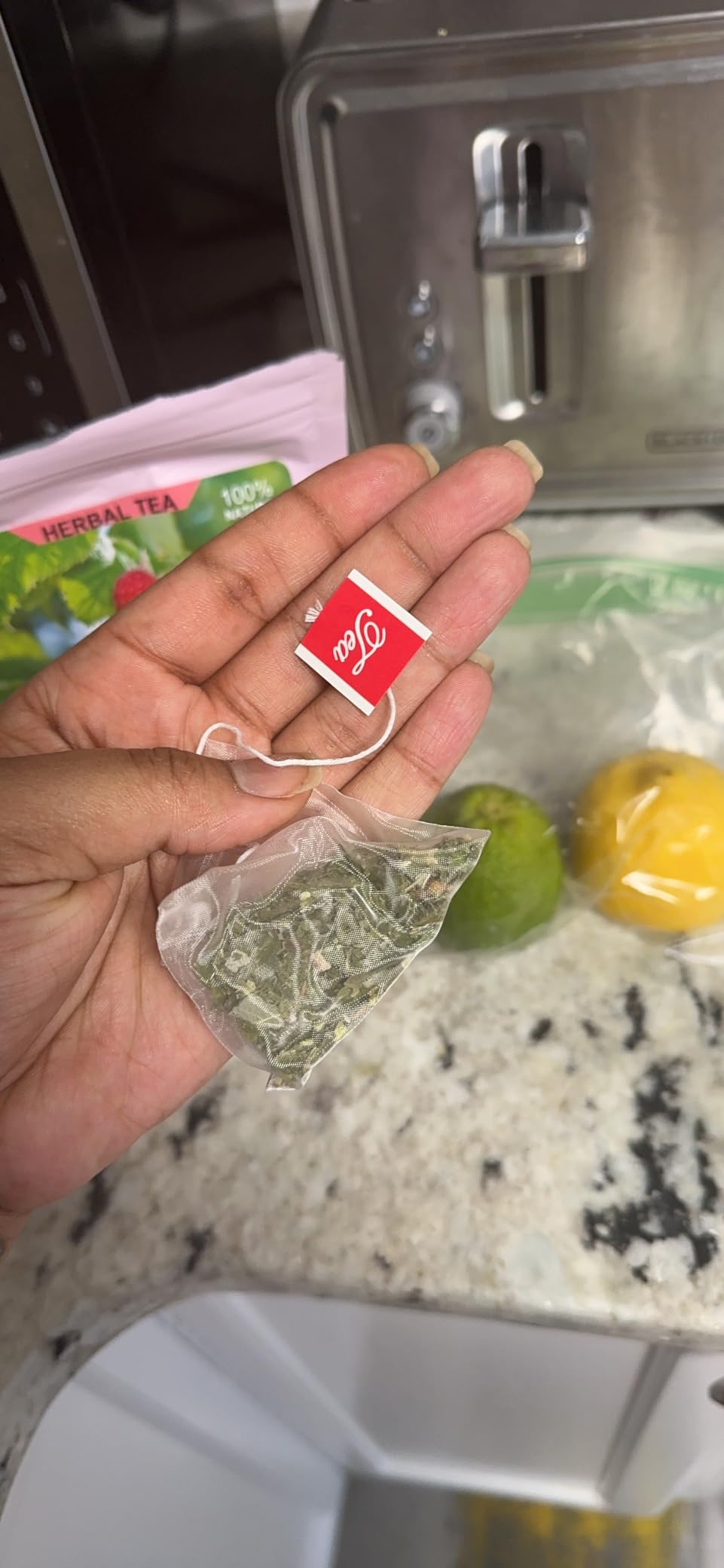 FullChea - Raspberry Leaf Tea Bag, 40 Teabags - Natural Pregnancy Tea - Pure Red Raspberry Leaf Herbal Tea - Non-GMO - Caffeine-free - Help Childbirth & Support Menstrual customer photo 2