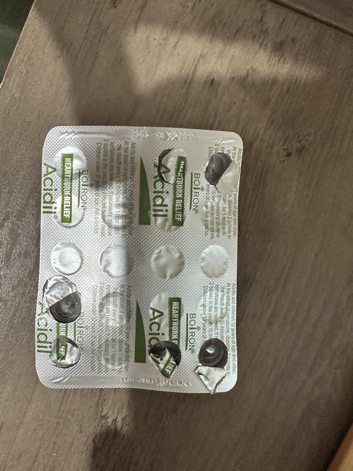Boiron Acidil Tablets for Relief of Acid Reflux, Heartburn, Indigestion, and Upset Stomach - 120 Count customer photo 1