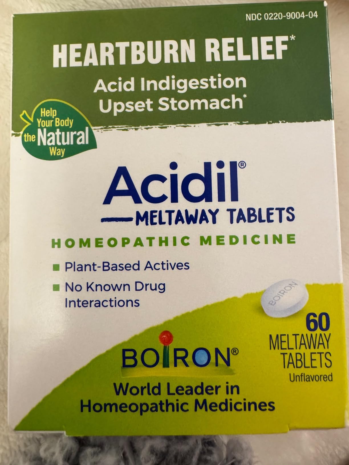 Boiron Acidil Tablets for Relief of Acid Reflux, Heartburn, Indigestion, and Upset Stomach - 120 Count customer photo 2