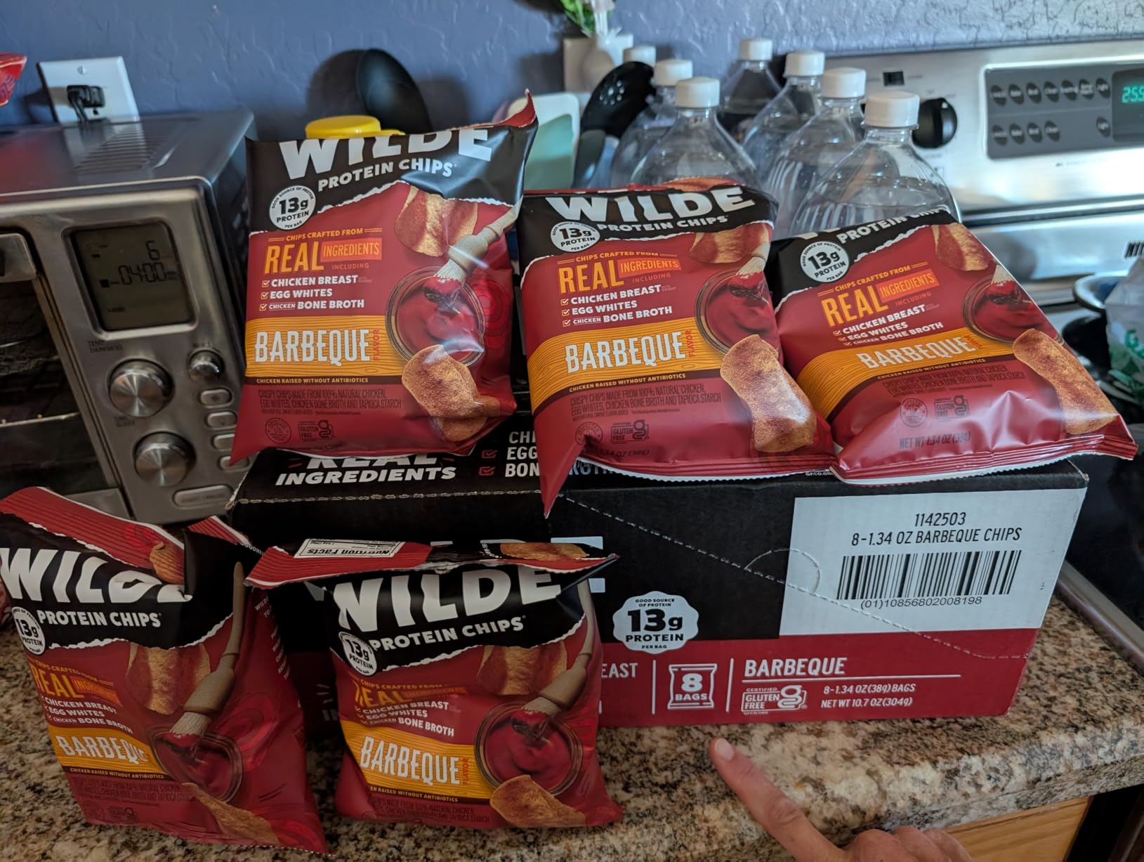 WILDE Protein Chips Barbeque, Thin and Crispy High Protein Snacks, Keto Friendly, Low Carb Chips, Real Ingredients, 1.34oz (Pack of 8) customer photo 2