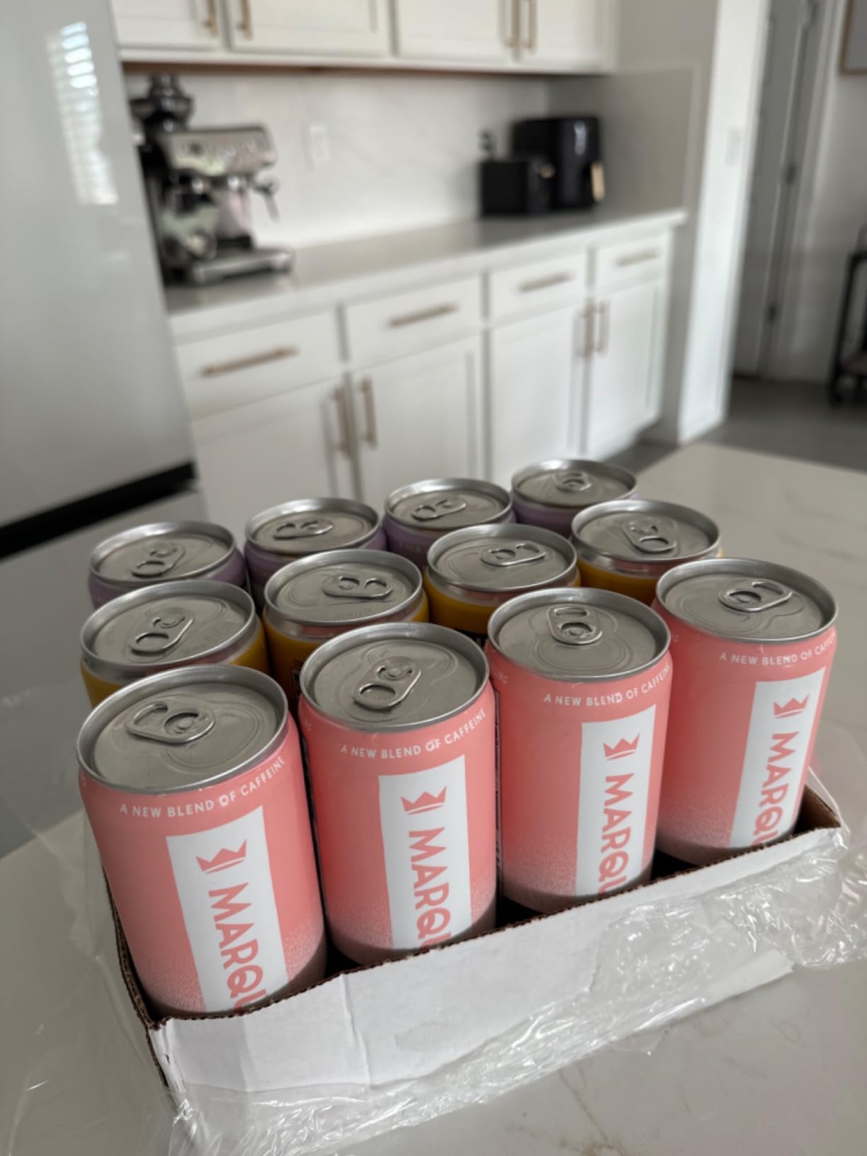 Marquis Natural Energy Drinks Sugar Free Zero Calories 100mg Organic Plant Based Caffeine Yerba Mate Green Tea & Green Coffee - Vitamin C & Bs - Healthy Energy Drink Innovation Variety Pack - 12 Cans customer photo 1