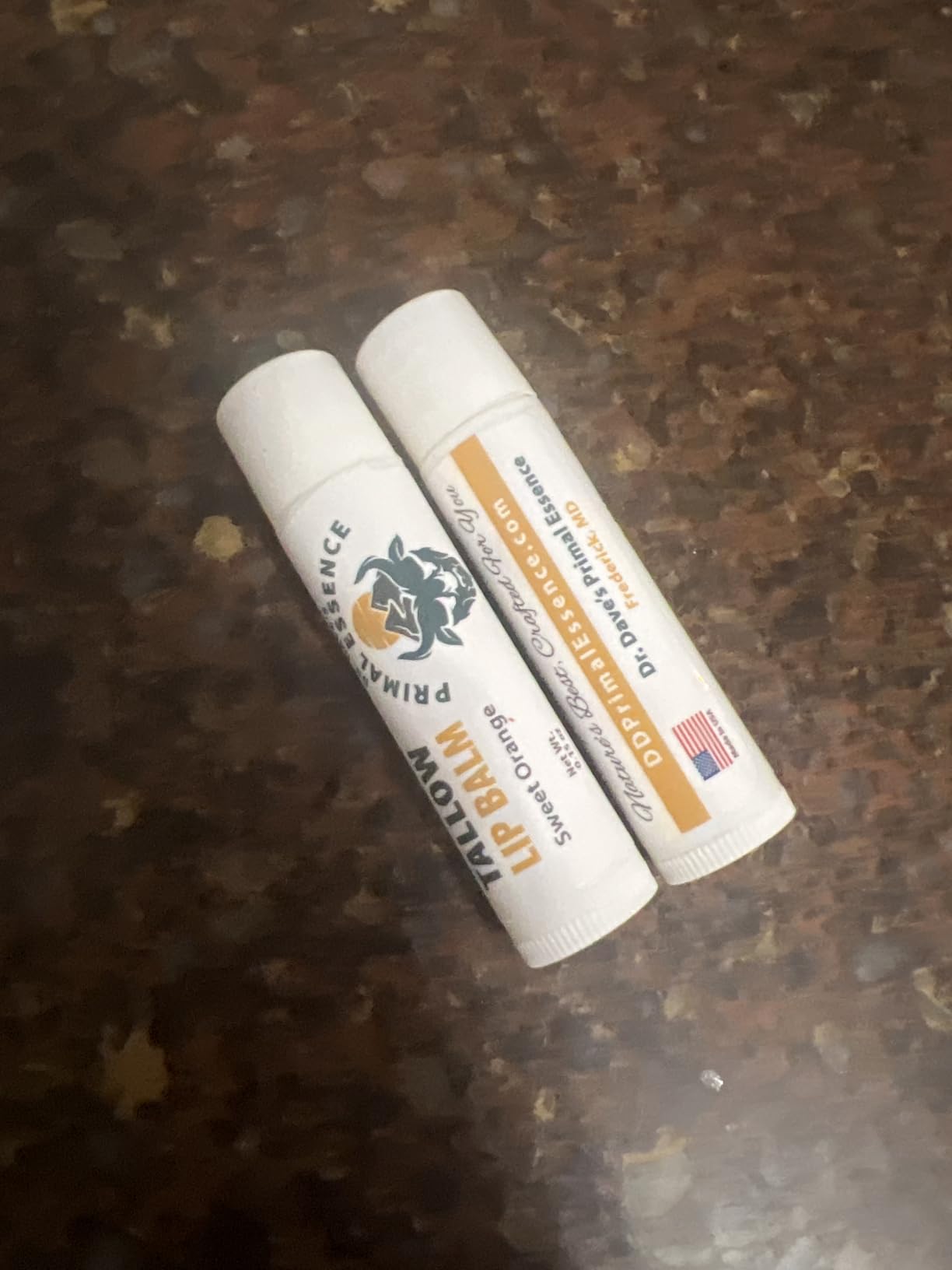 Moisturizing Tallow Lip Balm - Grass-Fed Beef Tallow with Organic Coconut Oil, Beeswax, and Vitamin E - Sweet Orange - Lip Balm Set - Travel Essential - 3-Pack customer photo 2