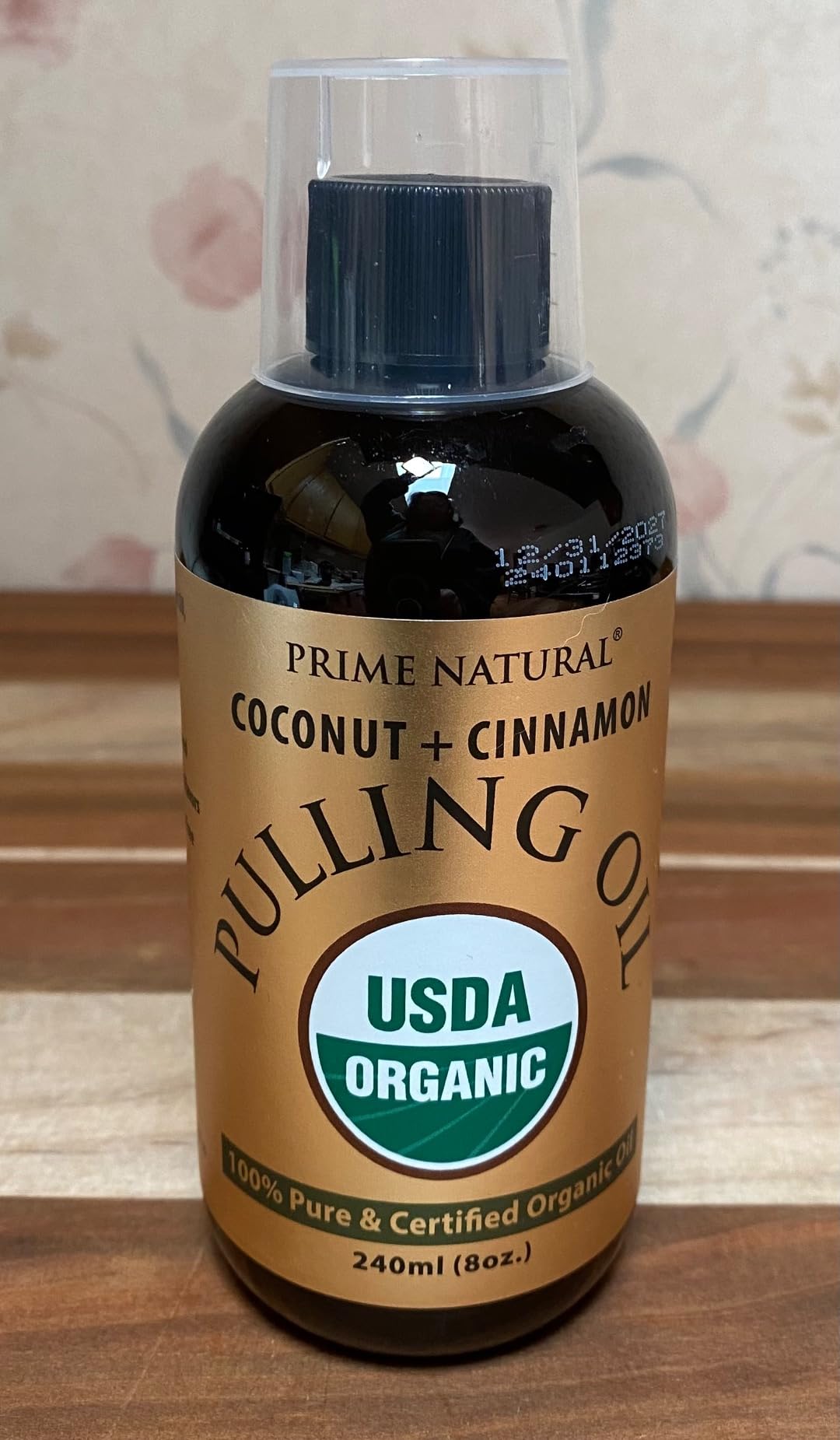 PRIME NATURAL Oil Pulling with Organic Coconut & Organic Peppermint Oil 8oz | Cocomint | Natural Oral Care & Teeth Whitening | Alcohol Free Mouthwash Freshens Breath, Healthier Teeth & Gums customer photo 1