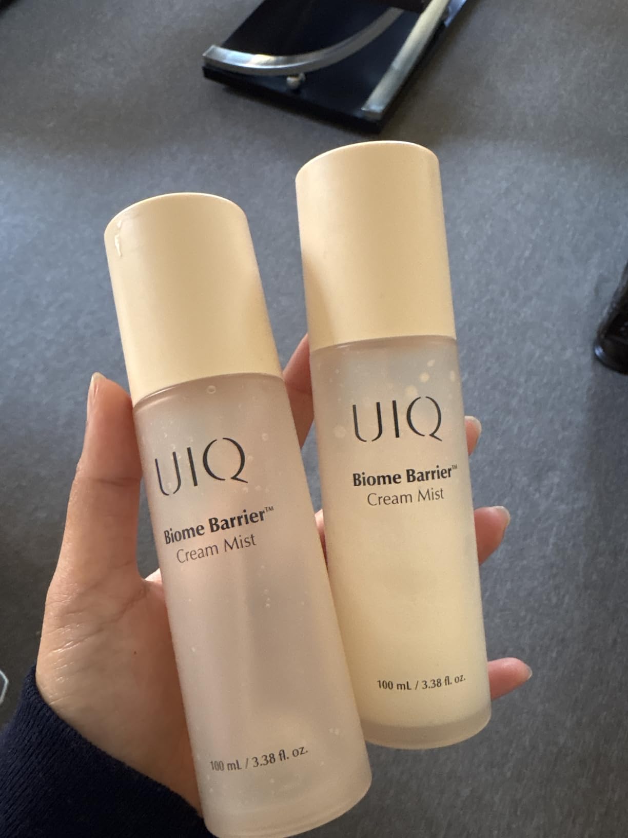 UIQ Biome Barrier Cream Mist, Skin Microbiome-Powered Face Mist with Hyaluronic Acid & Niacinamide, Deep Hydration, Glow & Soothing, Korean Skin Care, 100ml / 3.38 fl. oz. customer photo 1