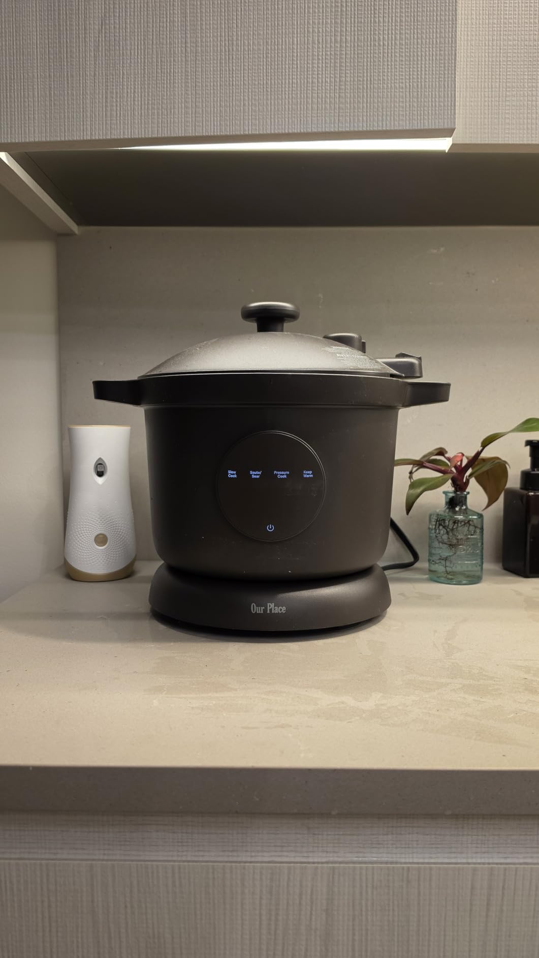 Our Place Dream Cooker | 6 Qt Ceramic Nonstick Multicooker & Pressure Cooker with Touchscreen Controls & Auto Steam Release | 4 Modes: Pressure Cook, Saute/Sear, Slow Cook & Warm | Spice customer photo 2
