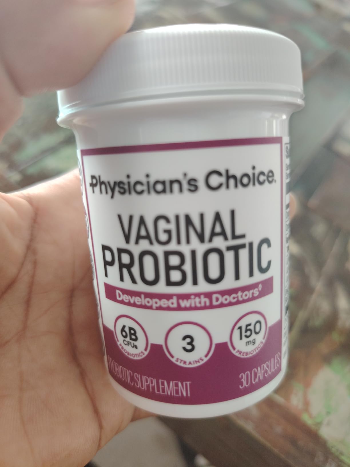 Physician's CHOICE Vaginal Probiotics for Women - pH Balance, Odor Control, Yeast Balance, Vaginal Flora & Feminine Health - 6B CFU with Organic Prebiotics and Cranberry Extract - 30 CT customer photo 1