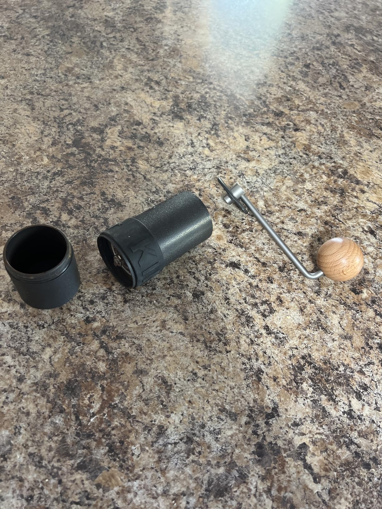 KINGrinder P2 Lightweight Manual Hand Coffee Grinder for Moka pot, French Press, Drip with Assembly Consistency Stainless Steel Conical Burr Mill, 20g Capacity customer photo 1