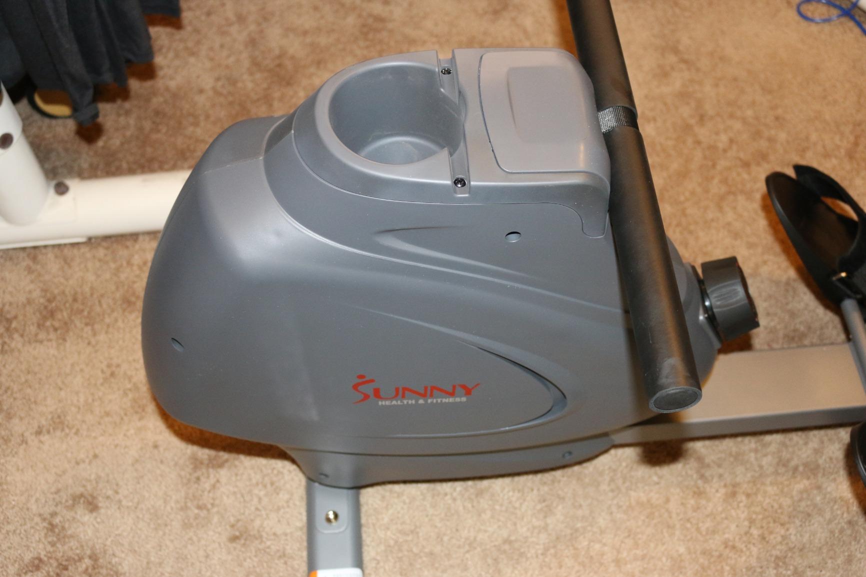 Sunny Health & Fitness Magnetic Rowing Machine for Home Exercise, Quiet & Smooth Rower with Compact Storage and Optional Free SunnyFit App Connectivity customer photo 1