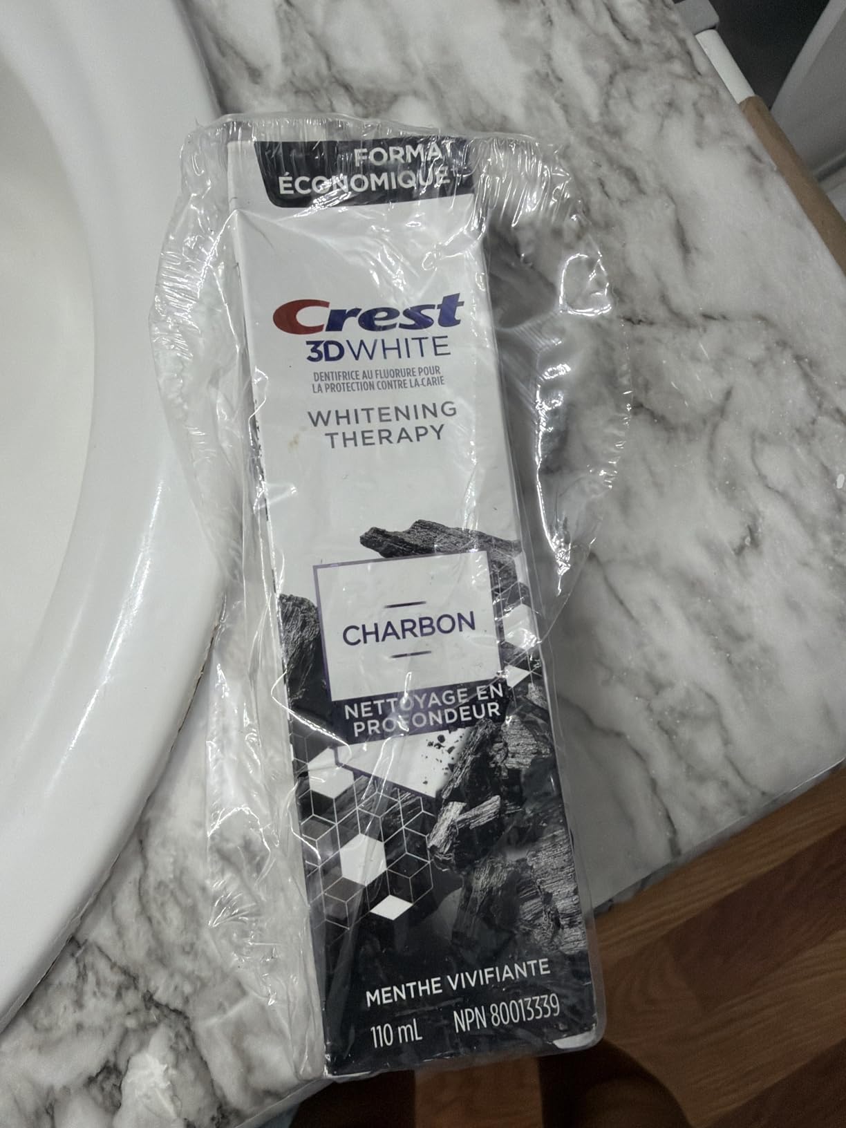 Crest 3D White Whitening Therapy Charcoal Deep Clean Invigorating Mint Teeth Whitening Toothpaste, 4.6 oz Pack of 3, Anticavity Fluoride Toothpaste, Gently Brightens Teeth, Strengthens Enamel customer photo 1