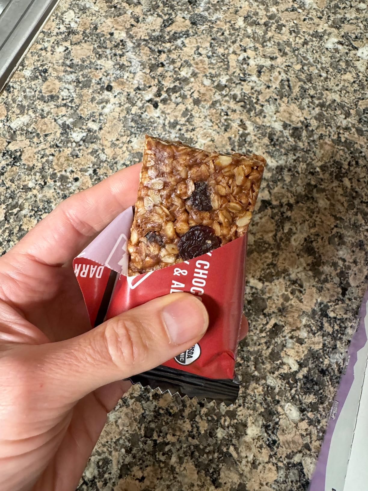 Kate's Real Food Organic Granola Bars - Snack & Share Variety Pack (2.2 oz, Pack of 12) - Organic Energy Bars Made with Gluten Free Oats - Non GMO, Soy Free, Whole Grains, and All Natural customer photo 2