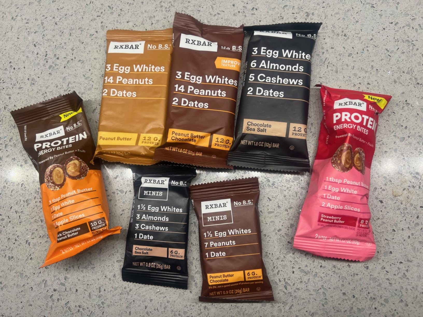 RXBAR Protein Bars, Protein Snack, Snack Bars, Variety Pack, 18.3oz Box (10 Count) customer photo 1