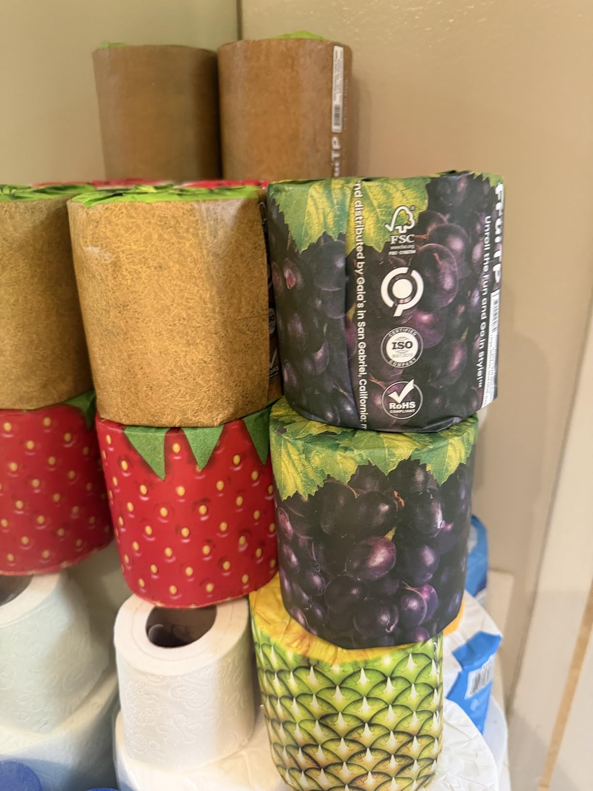 Gaias Premium and Soft Fruit TP Organic Bamboo Toilet Paper | 12 Mega Rolls, 3 Ply, 370 Sheets | FSC Certified, PFAS & BPA Free, Eco-Friendly, Sustainable Tissue - Plastic Free, Septic Safe, Vegan customer photo 2