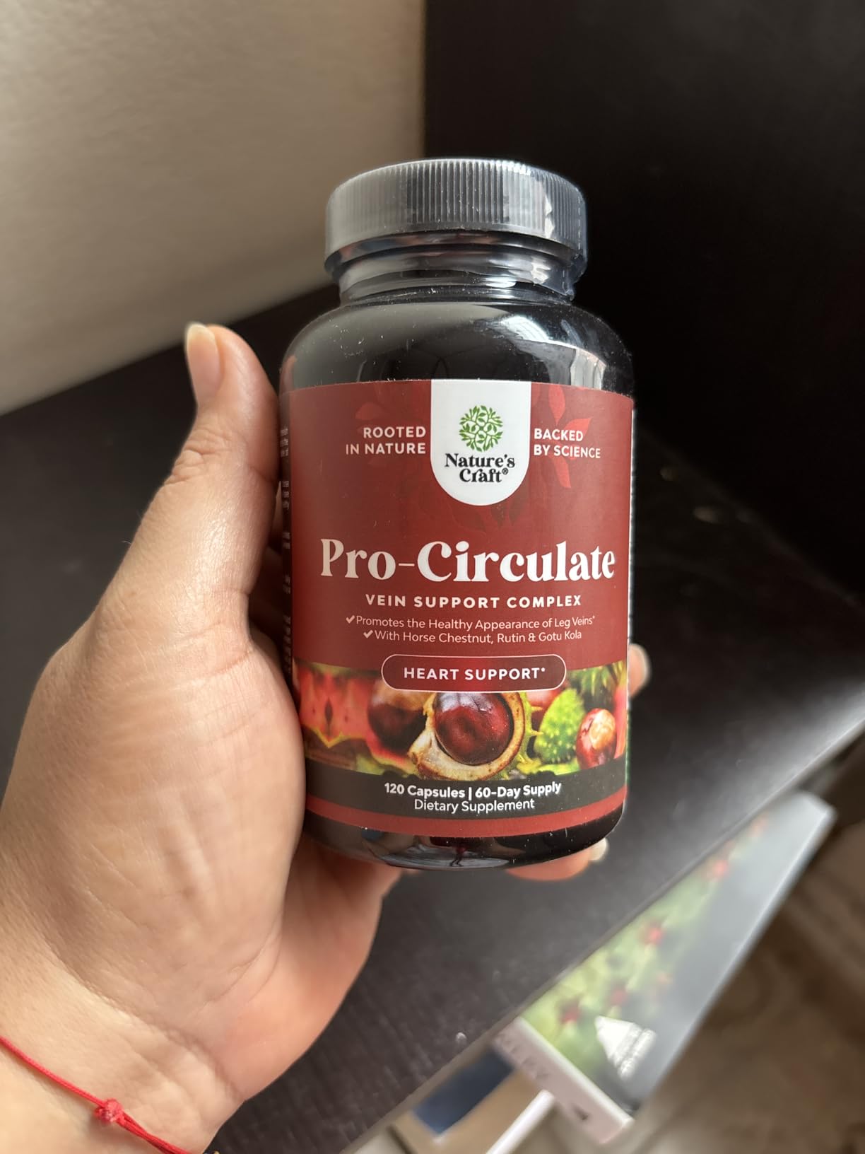 Natures Craft Vein Support Supplement for Leg and Veins - Full Body Supplement for Spider & Varicose Veins and Improved Flow with Horse Chestnut Extract - Vegan Non-GMO Capsules - 60 Count customer photo 2