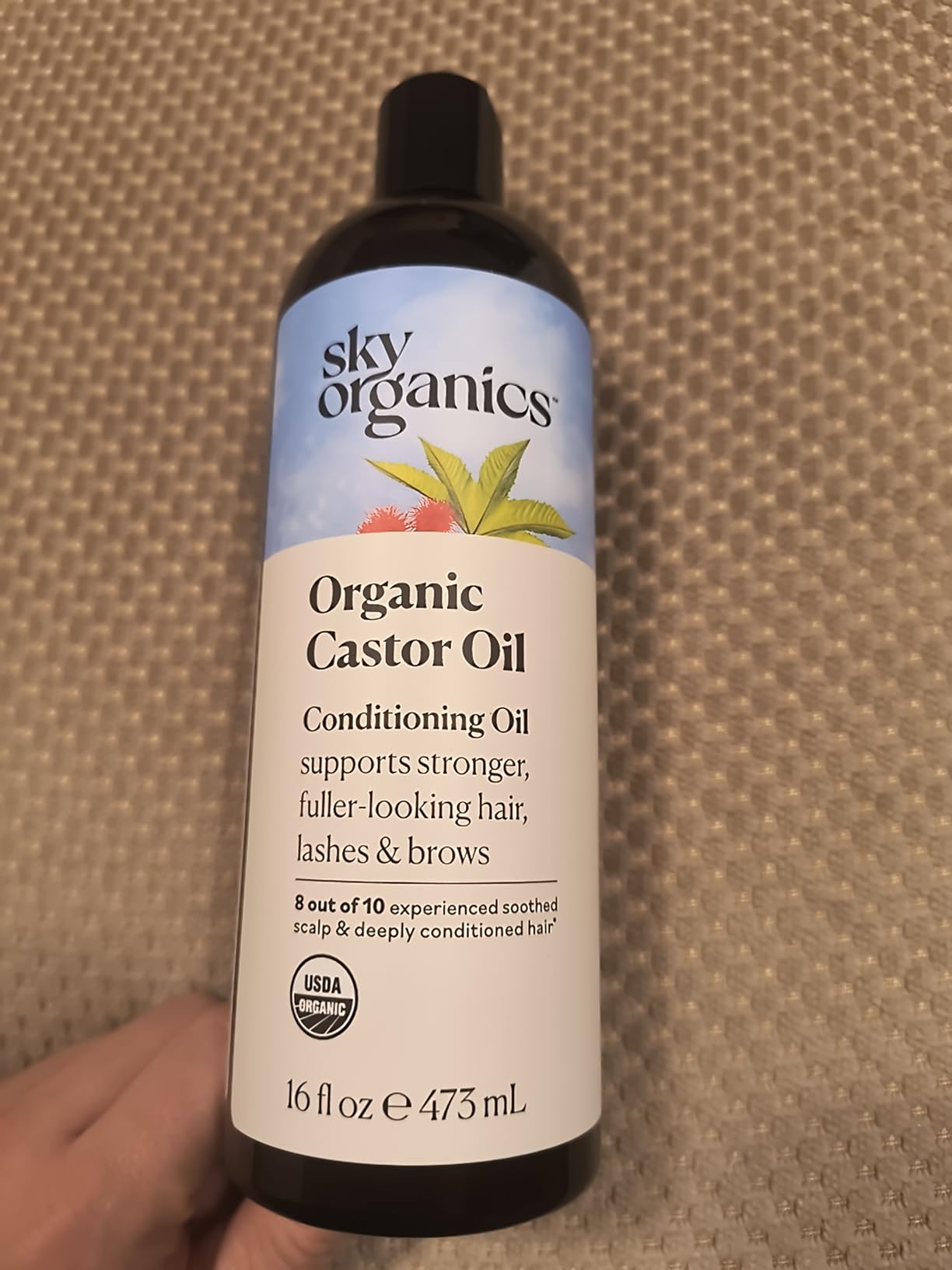 Sky Organics - Organic Castor Oil Pack Wrap Set - 16oz Castor Oil Organic, Adjustable Neck & Body Wraps, Body Wipes - for Liver Detox, Constipation Relief, Skin Care, Muscle Pain - Self Care - Beauty customer photo 2