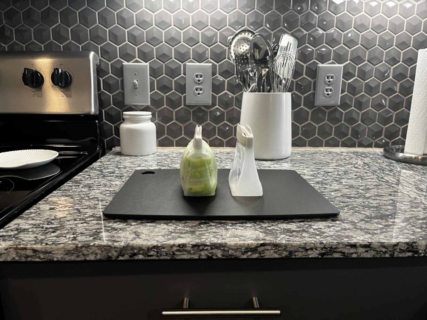 OXO Good Grips Silicone Reusable Bag - Stand-Up Snack (12 oz) - Lagoon customer photo 1