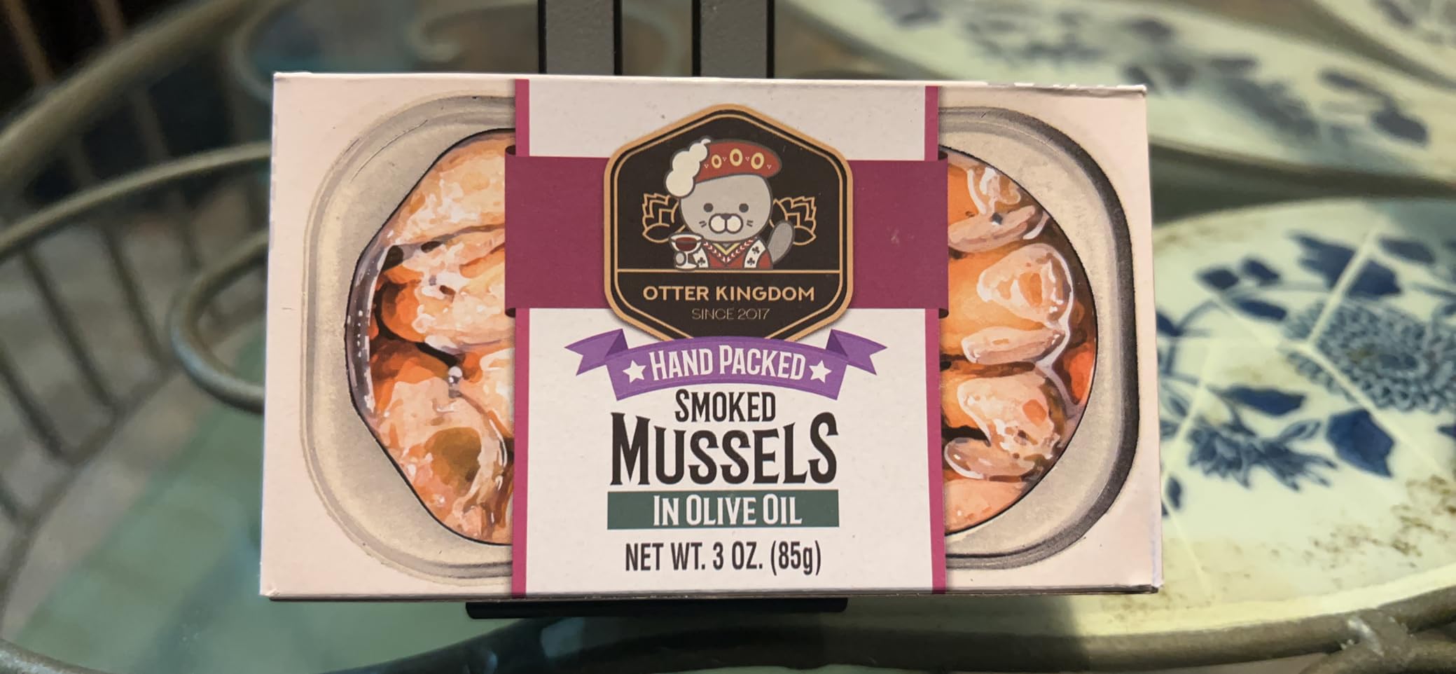 Otter Kingdom Smoked Mussels in Olive Oil, 3-Ounce Cans (Pack of 12) customer photo 2