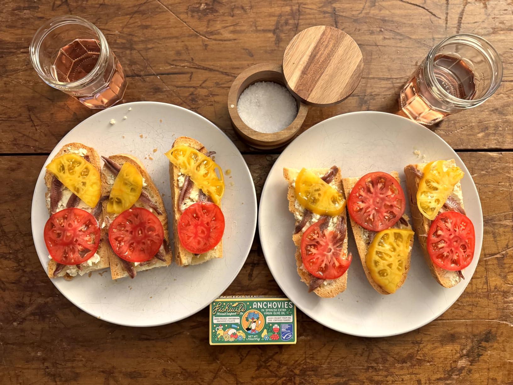 Fishwife Cantabrian Anchovies 3-Pack (1.73 Ounce) | Wild-Caught & Hand-Packed with Spanish Extra Virgin Olive Oil | MSC-Certified Sustainable Seafood customer photo 2