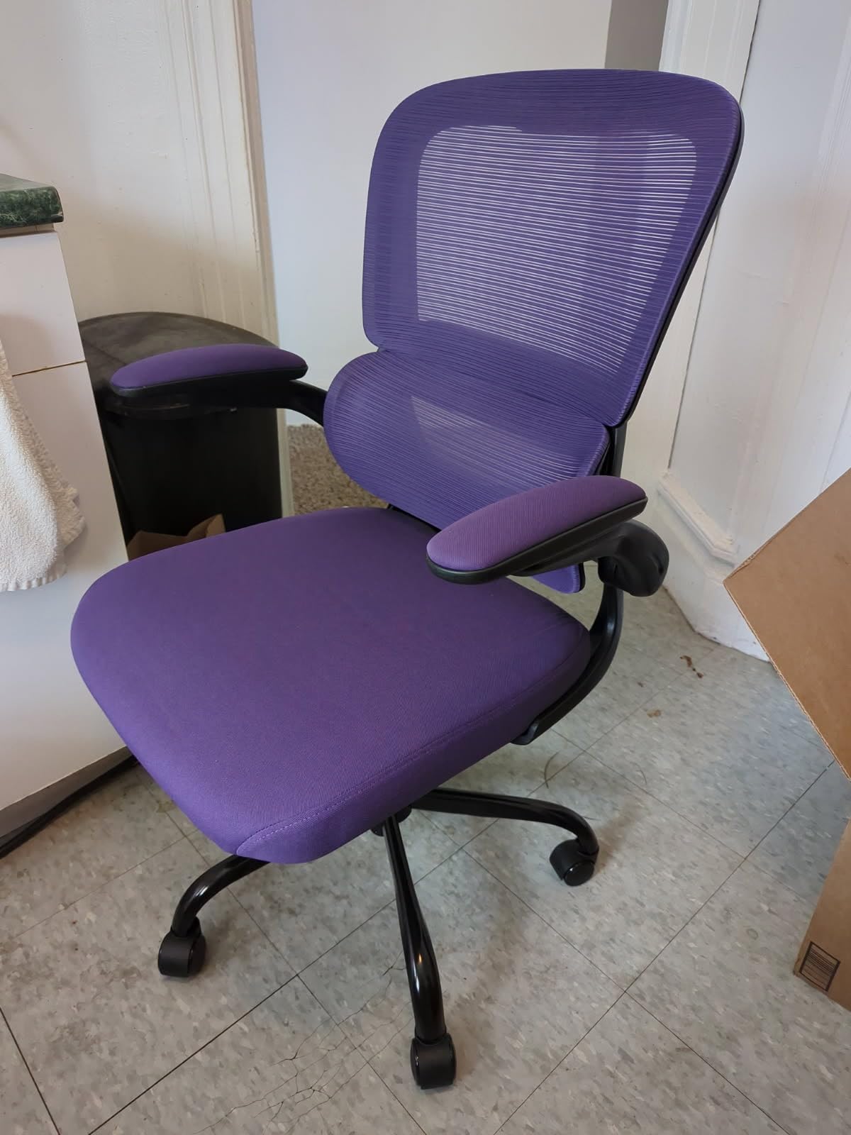 TRALT Office Chair, Ergonomic Desk Chair with Adjustable Lumbar Support, Mesh Computer Chair, Executive Chairs for Home Office customer photo 1