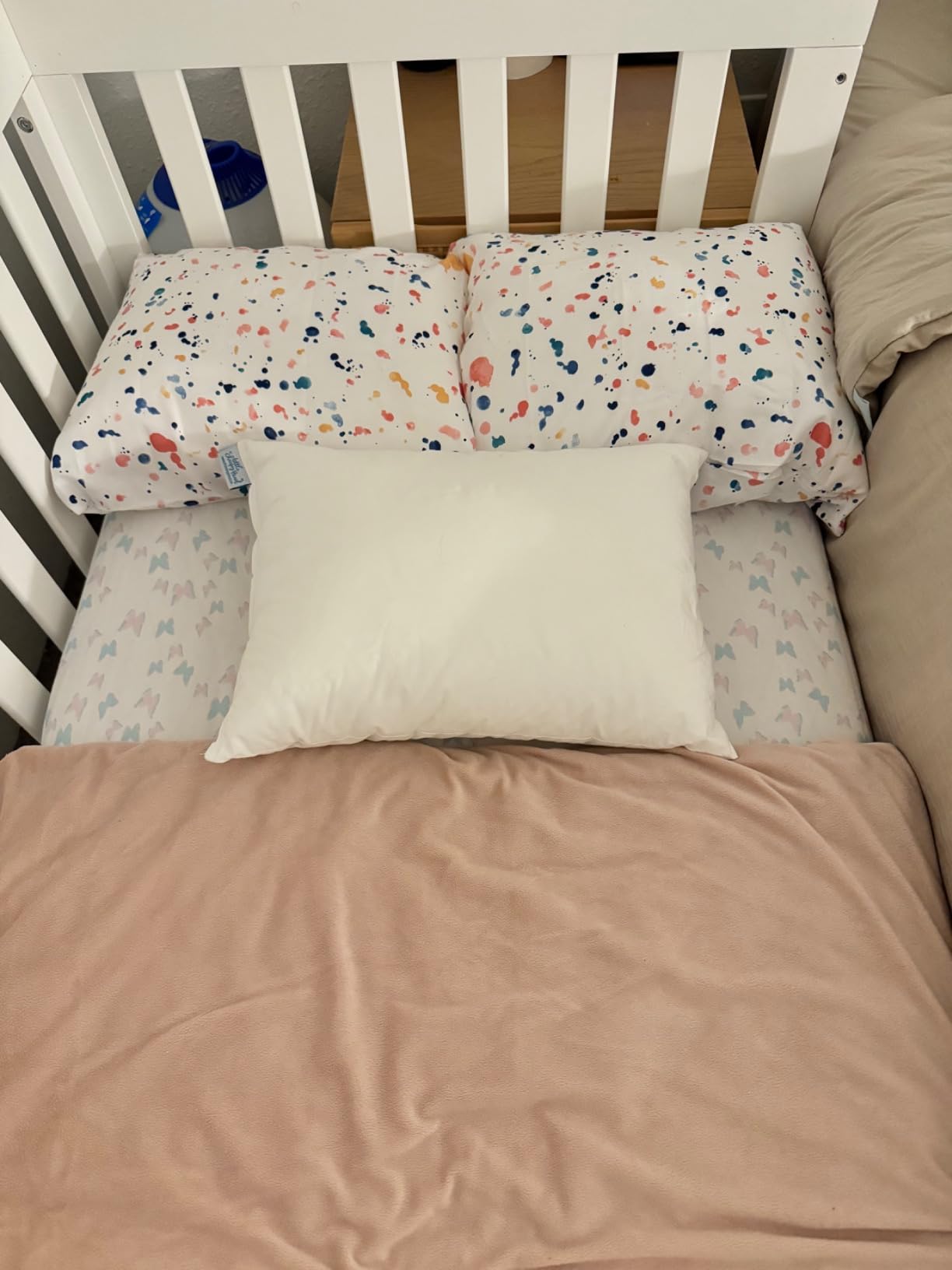Little Sleepy Head Standard Pillow for Sleeping, Adjustable Loft Bed Pillow with Hypoallergenic Down-Like Fill, Hotel Quality Comfort, Soft or Firm Support - Standard Size Pillow 1 Pack, 20x26 customer photo 2