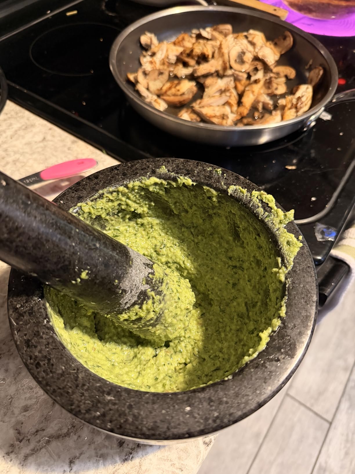 ChefSofi Mortar and Pestle Set (Gray, 1.5-Cups) customer photo 1