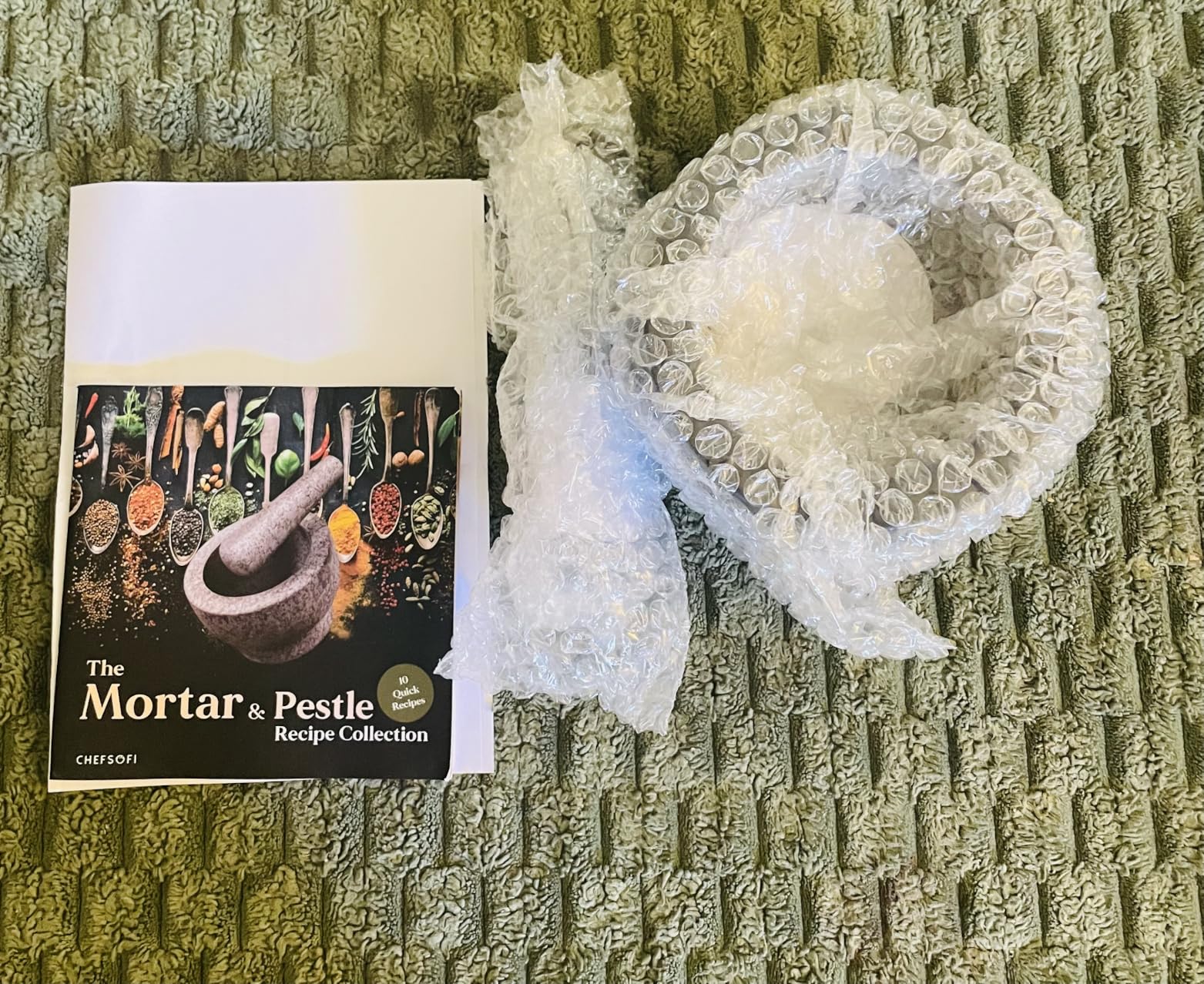 ChefSofi Mortar and Pestle Set (Gray, 1.5-Cups) customer photo 2