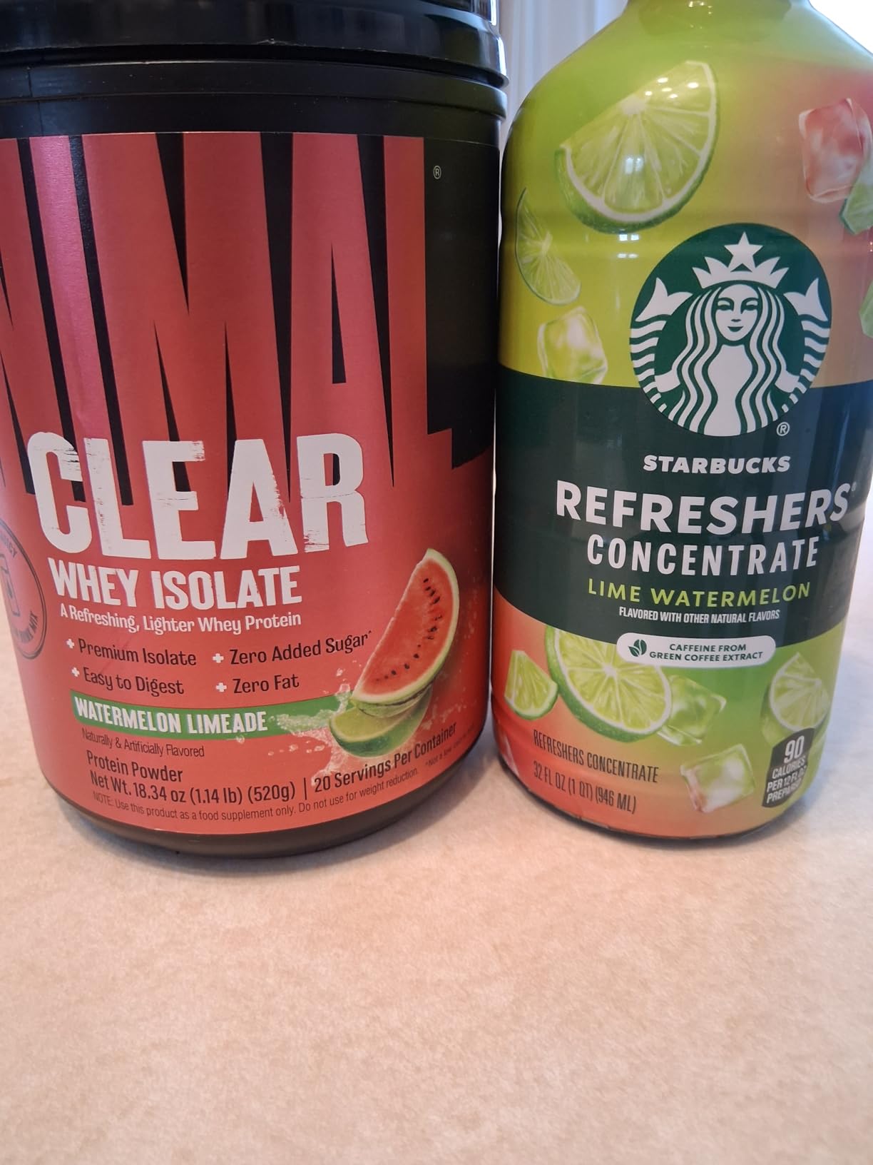 Clear Whey Isolate Protein Powder - Easy to Digest and Mix, 5g BCAA, Deliciously Juicy, Refreshing Anytime Drink for Men and Women, Watermelon Limeade 500g (20 Servings) customer photo 1