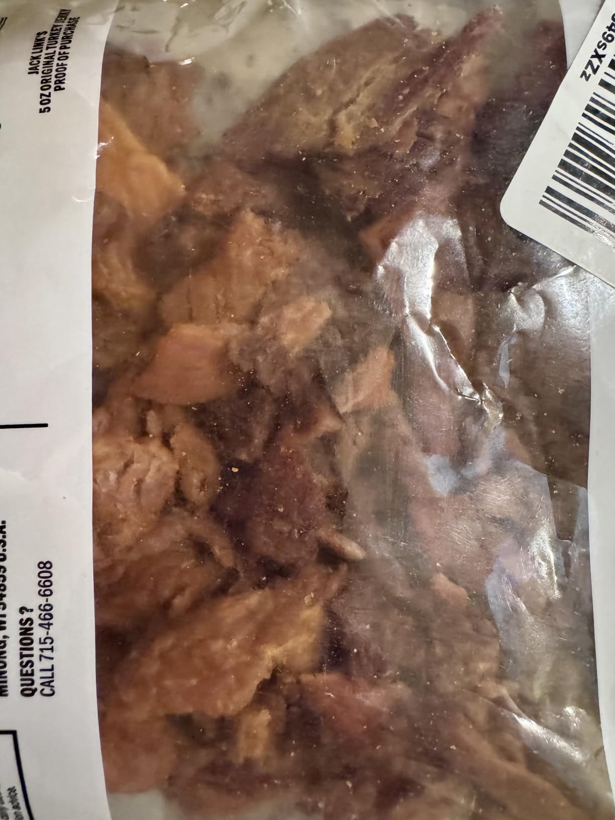 Jack Link's Original Turkey Jerky - 5 oz Bag - Ready to Eat Real Meat Protein Snacks - 13g Protein per Serving - Made with 100% Real Turkey customer photo 2